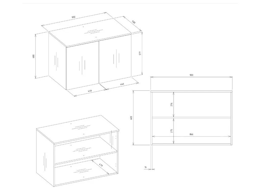 Armoire Elbvelu 135 (Chêne Artisan)