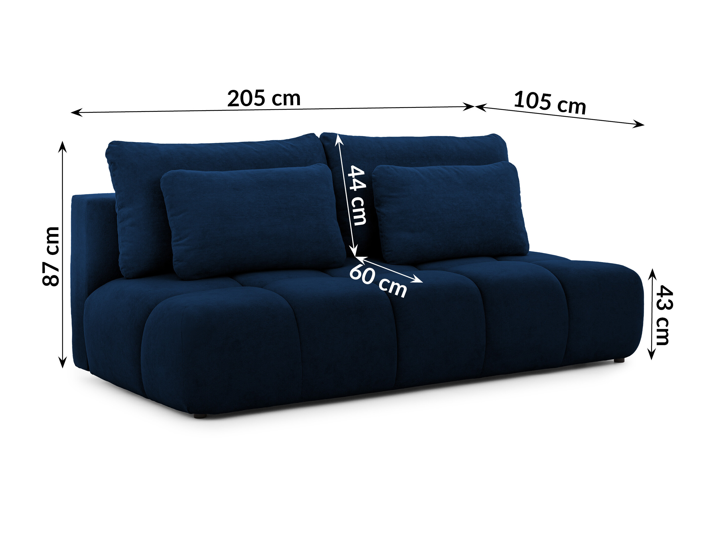 Canapé convertible Rocklin 203 (Soft Plush 17)