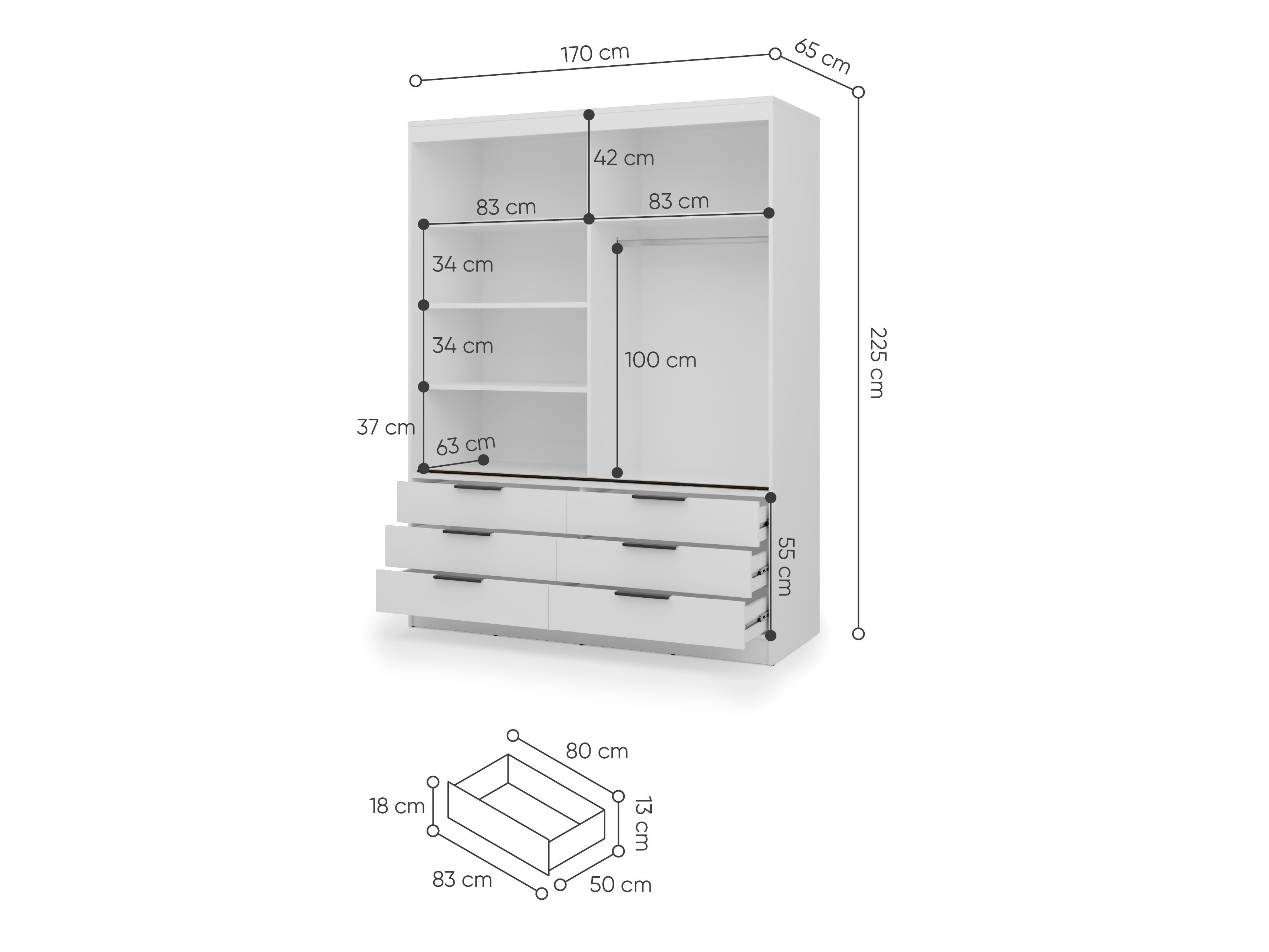 Armoire Fresno 183 (Beige)