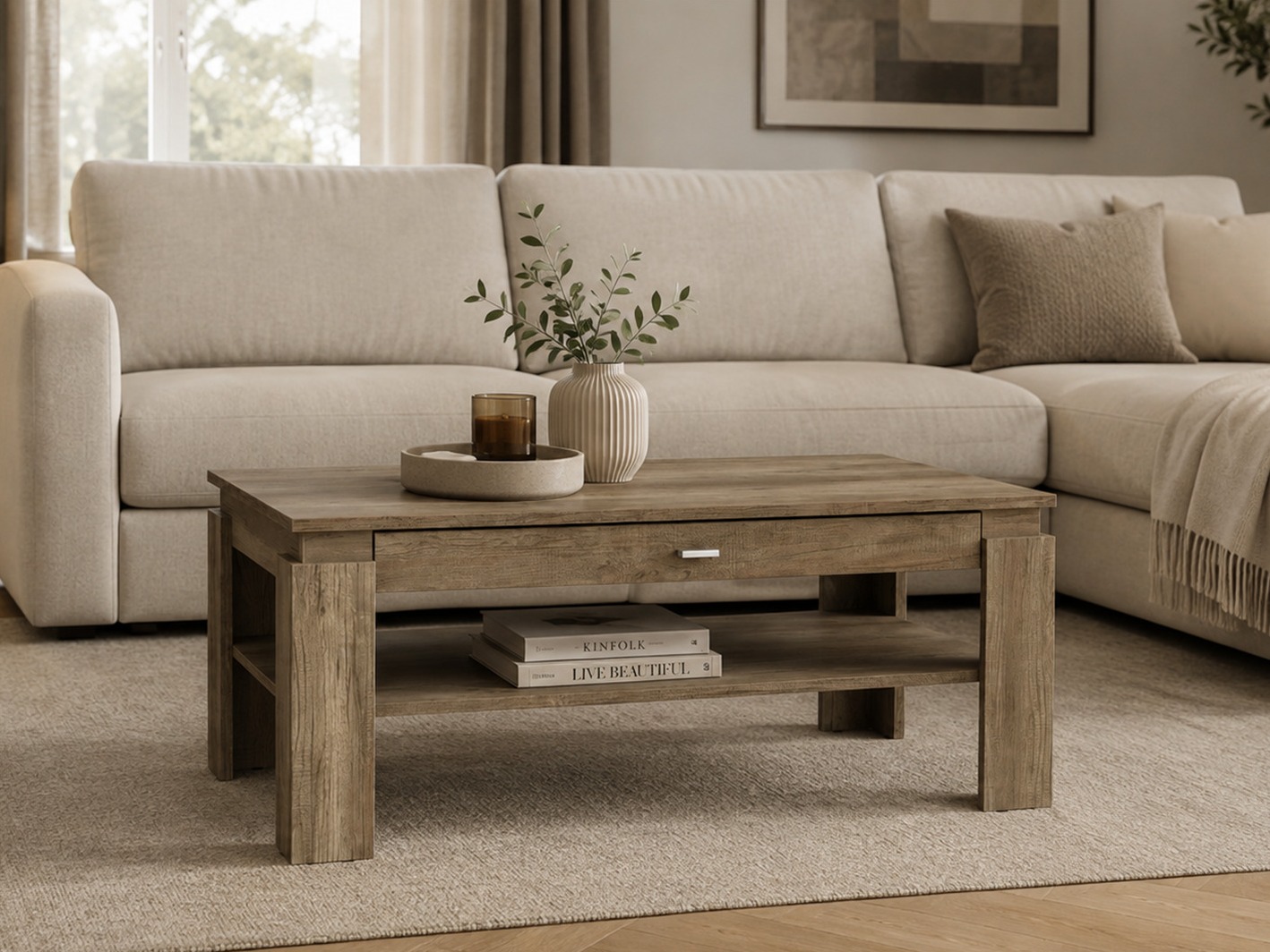 Table basse Ontario 236 (Country chêne)