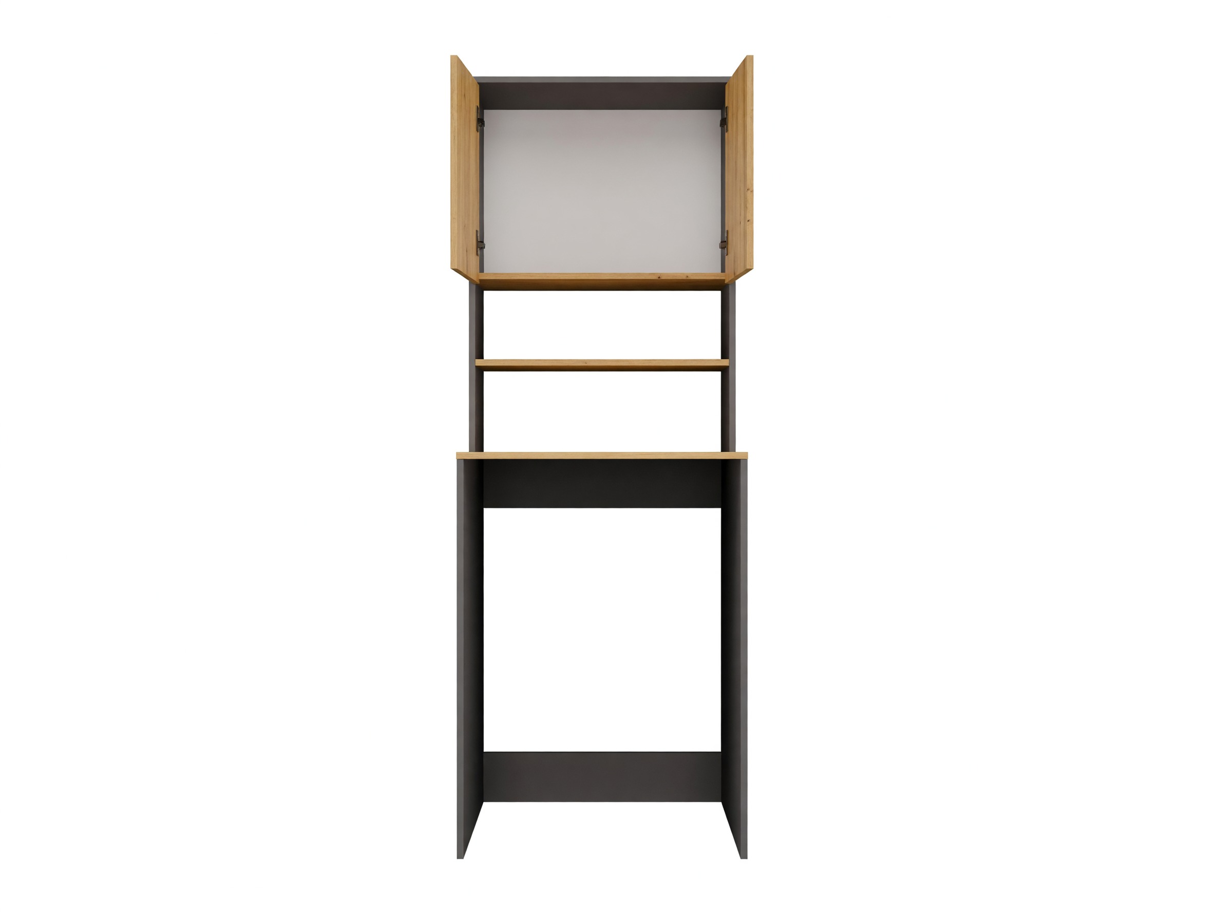Colonne de salle de bain Balelbo 112 (Anthracite + Chêne Artisan)