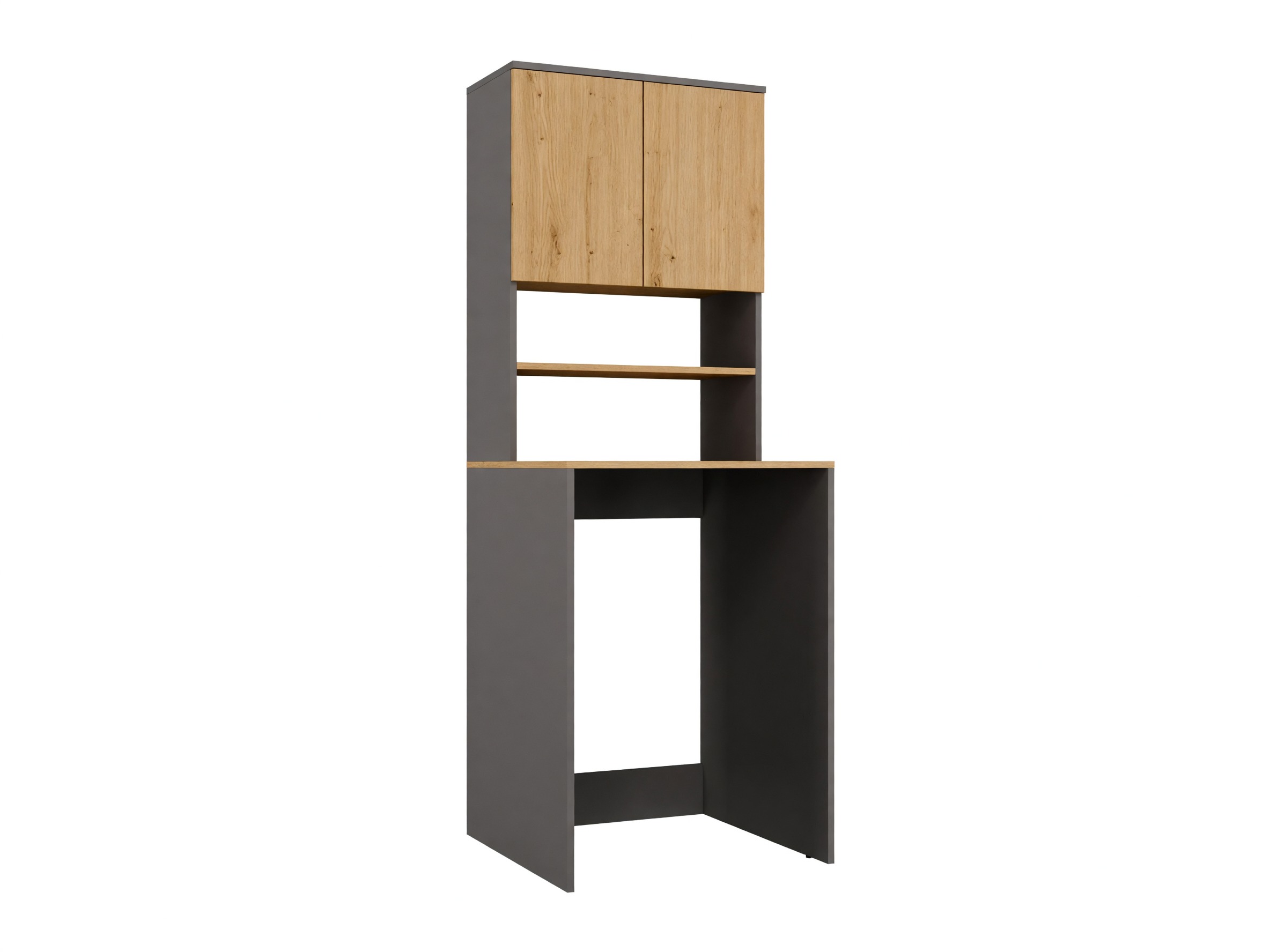 Colonne de salle de bain Balelbo 112 (Anthracite + Chêne Artisan)