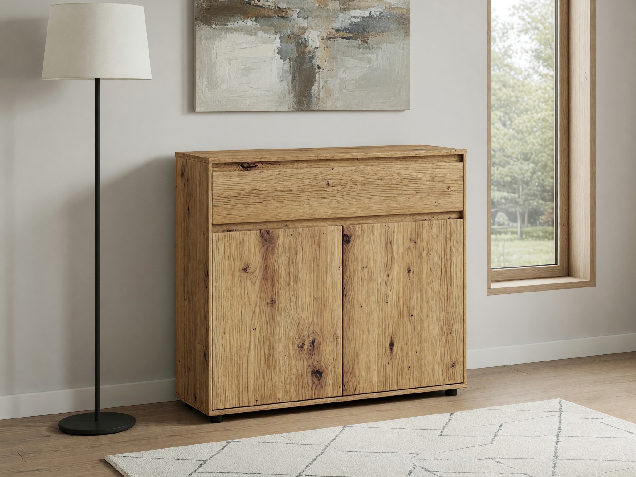 Commode Torfiou 107 (Chêne Artisan)