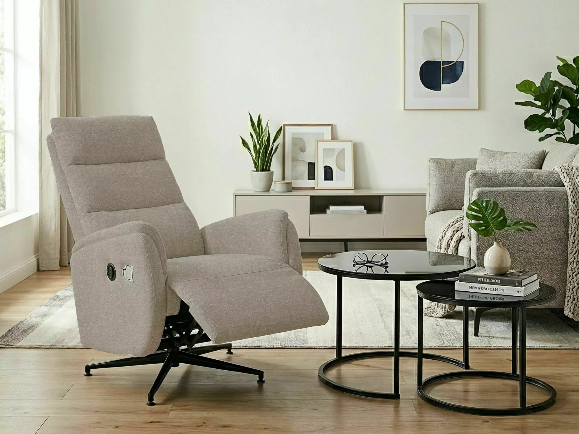 Fauteuil inclinable Detroit 1032 (Raven 30)