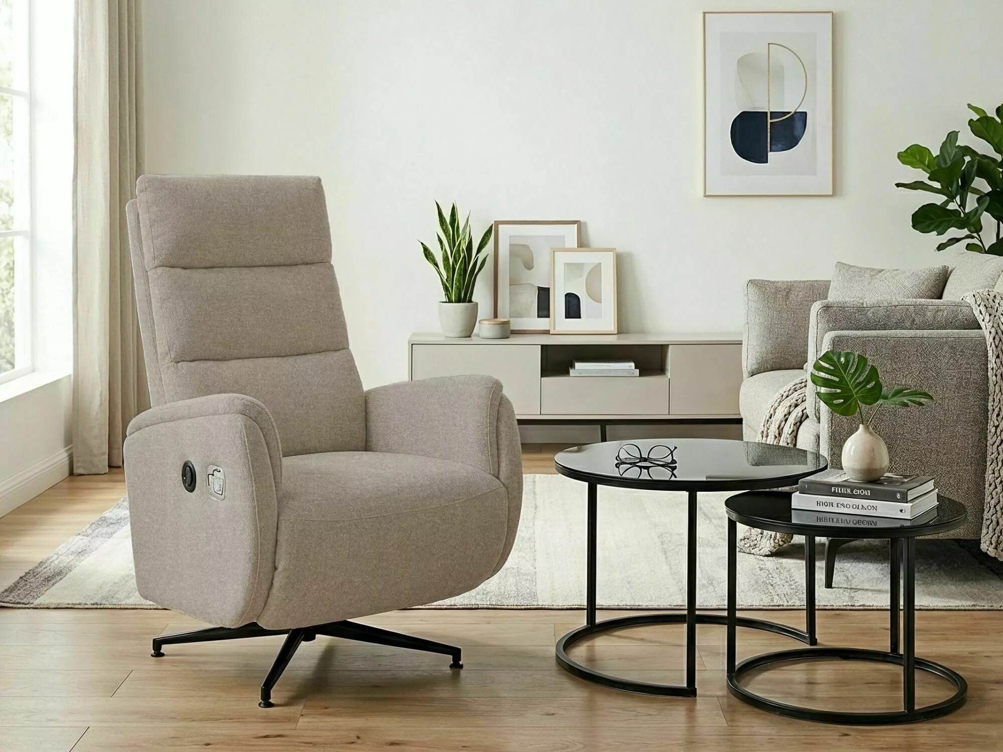 Fauteuil inclinable Detroit 1032 (Raven 30)