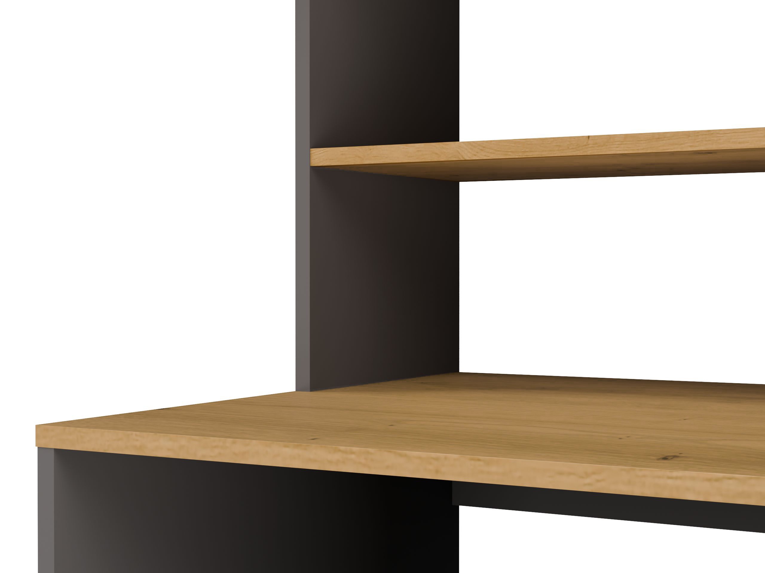 Colonne de salle de bain Balelbo 112 (Anthracite + Chêne Artisan)