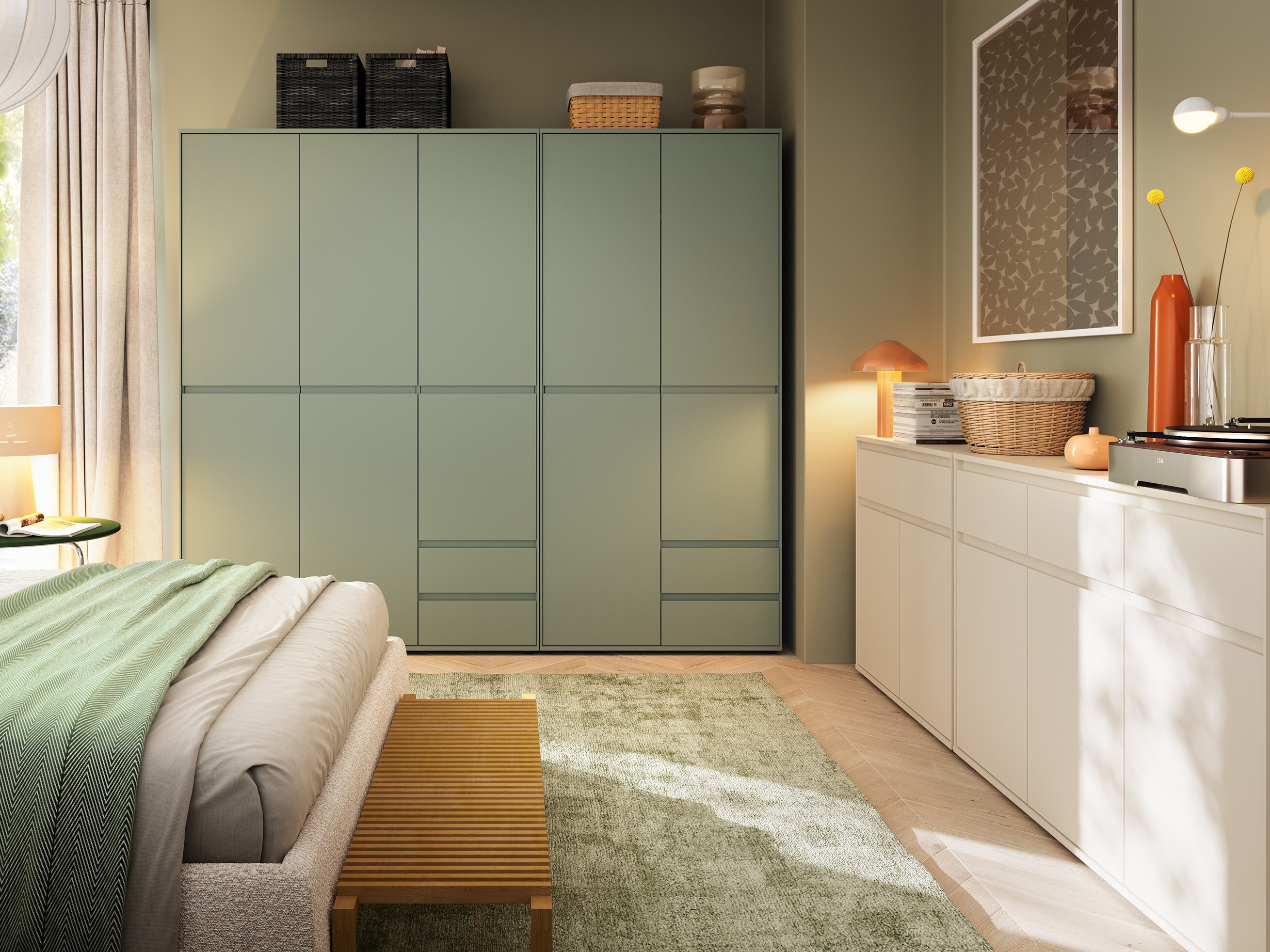 Armoire Torfiou 116 (Vert)