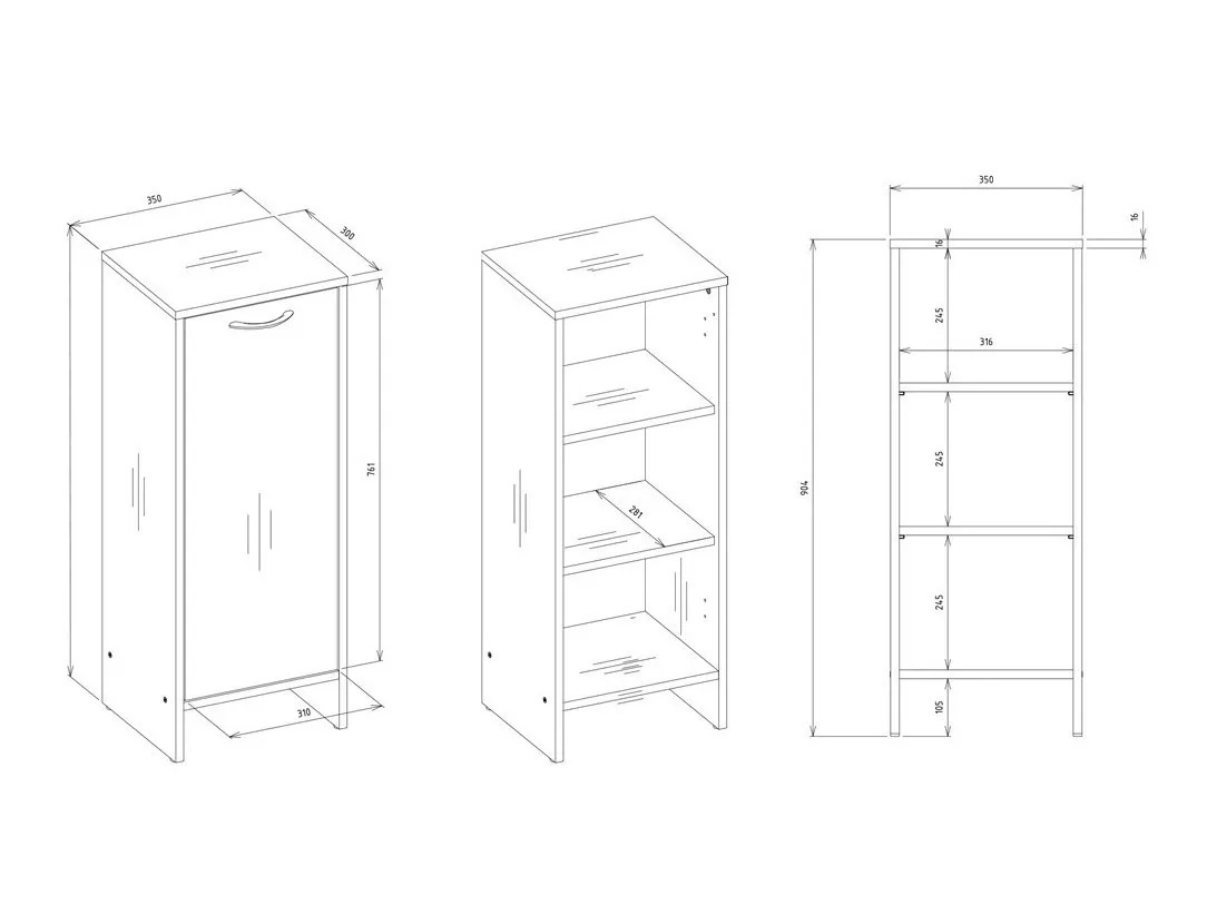 Armoire de bain à poser Servou 110 (Cachemire)