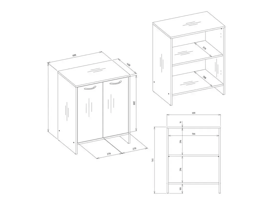 Armoire de lavabo à poser Servou 113 (Cachemire)