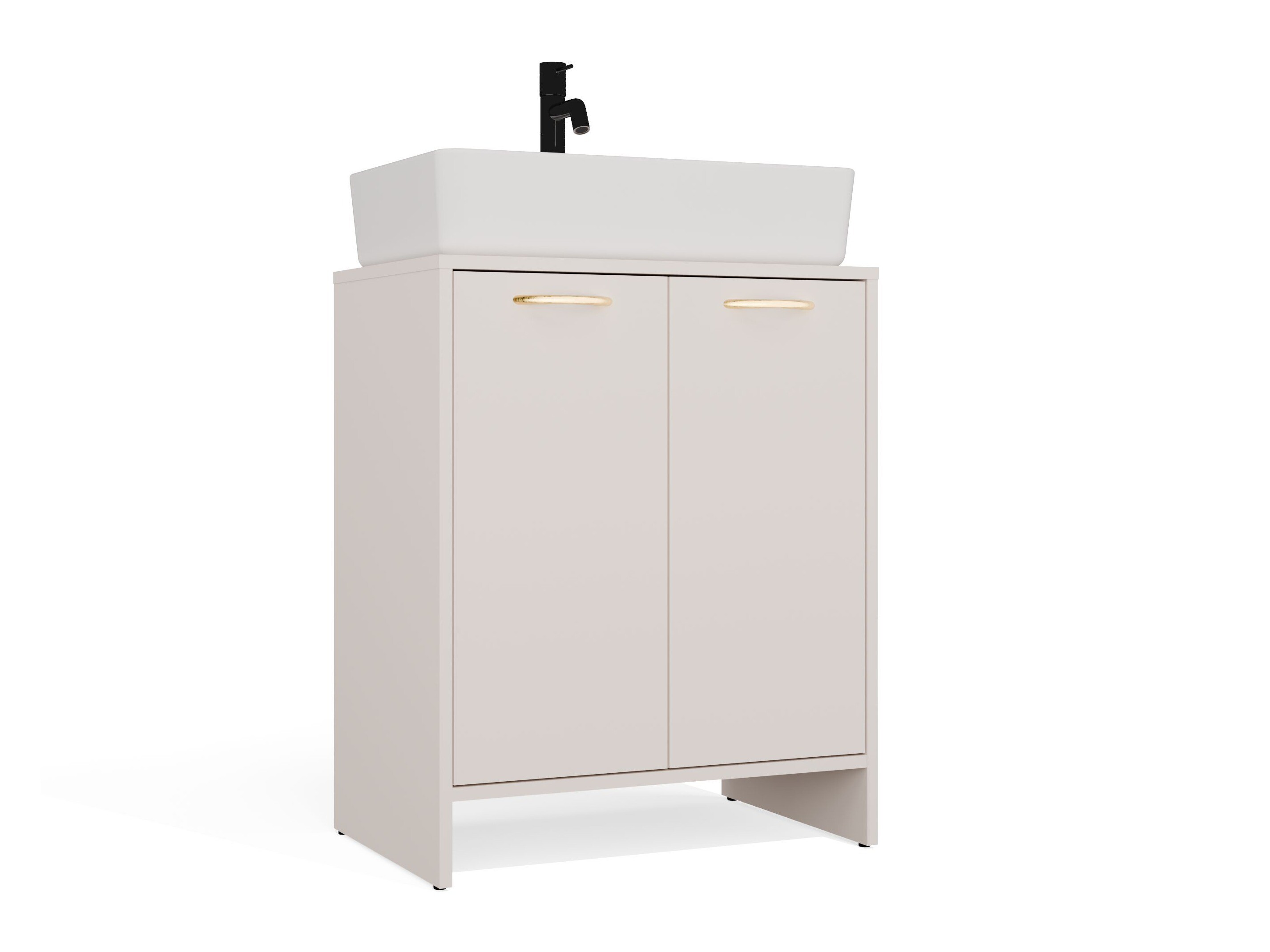 Armoire de lavabo à poser Servou 113 (Cachemire)