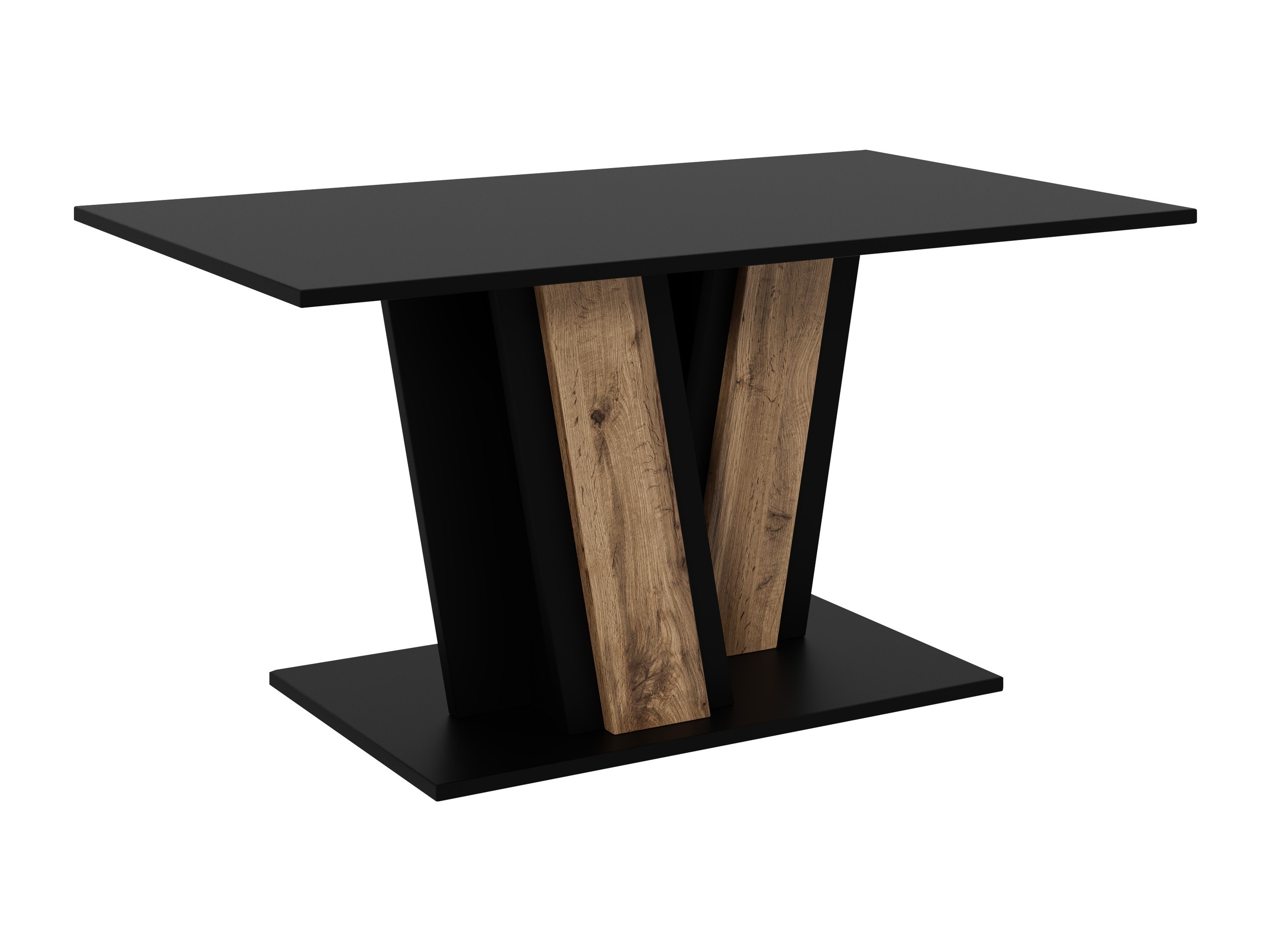 Table basse Goodyear 138 (Noir + Chêne wotan)