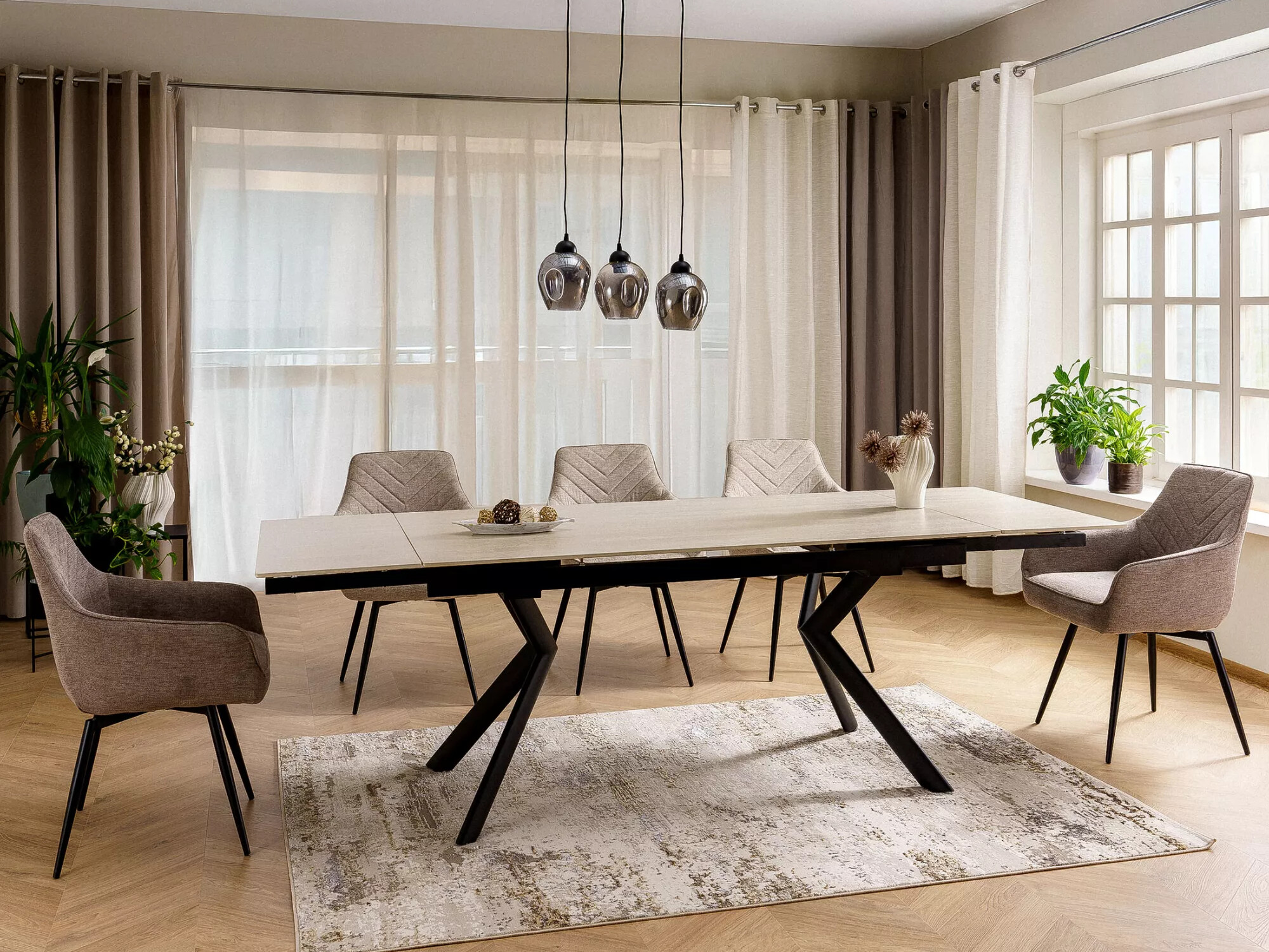 Table Detroit 1039 (Travertin clair)