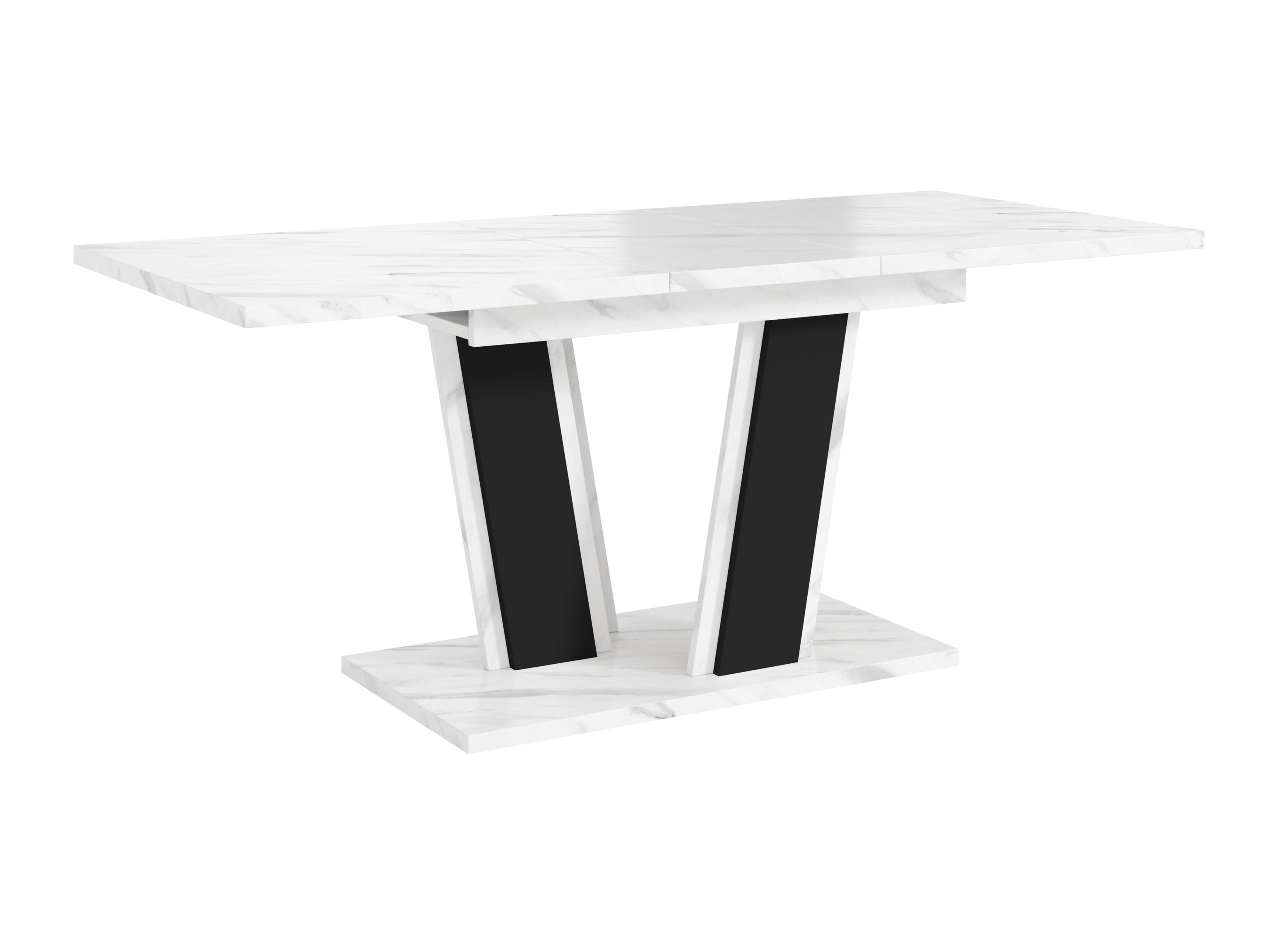 Table Goodyear 139 (Marbre blanc + Noir)