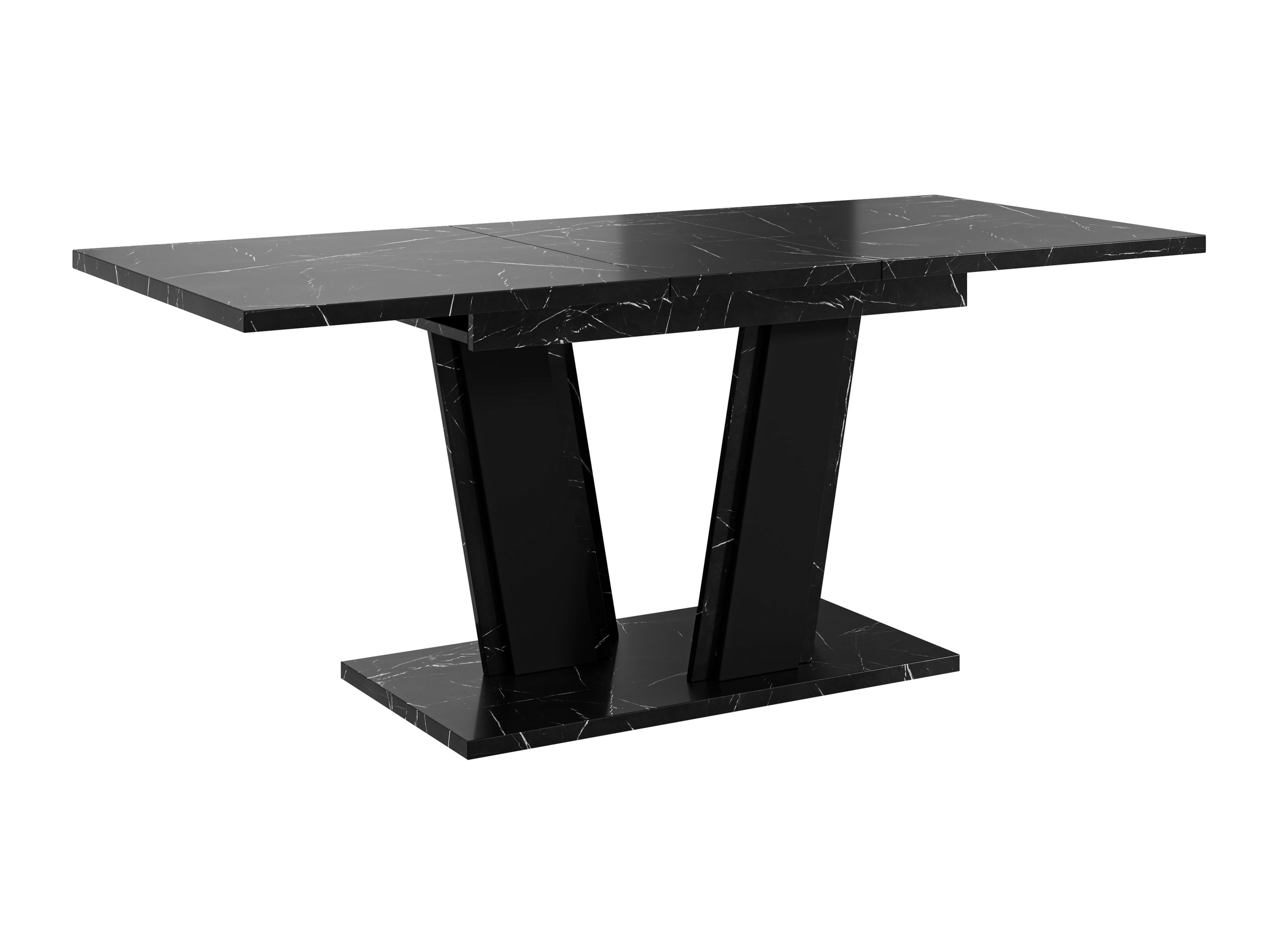 Table Goodyear 139 (Marbre noir + Noir)