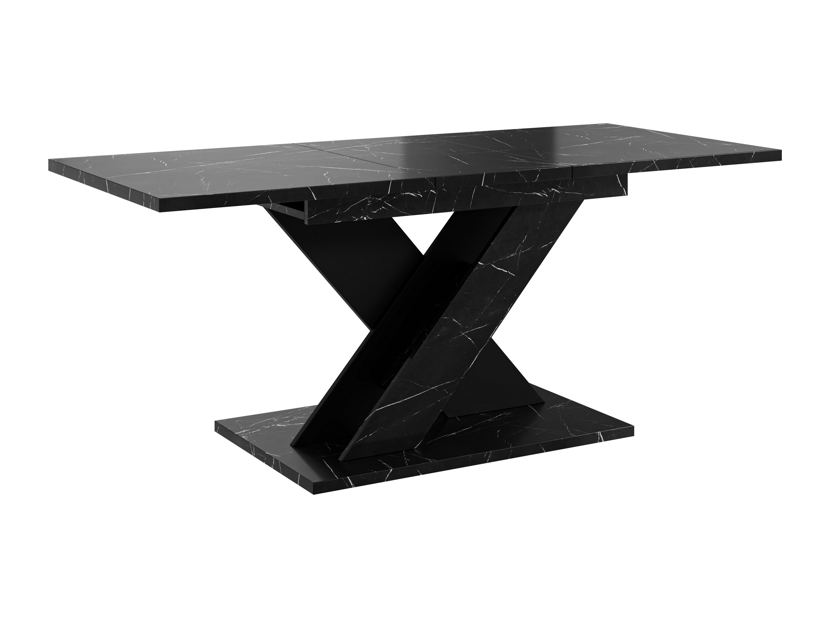 Table Goodyear 141 (Marbre noir + Noir)
