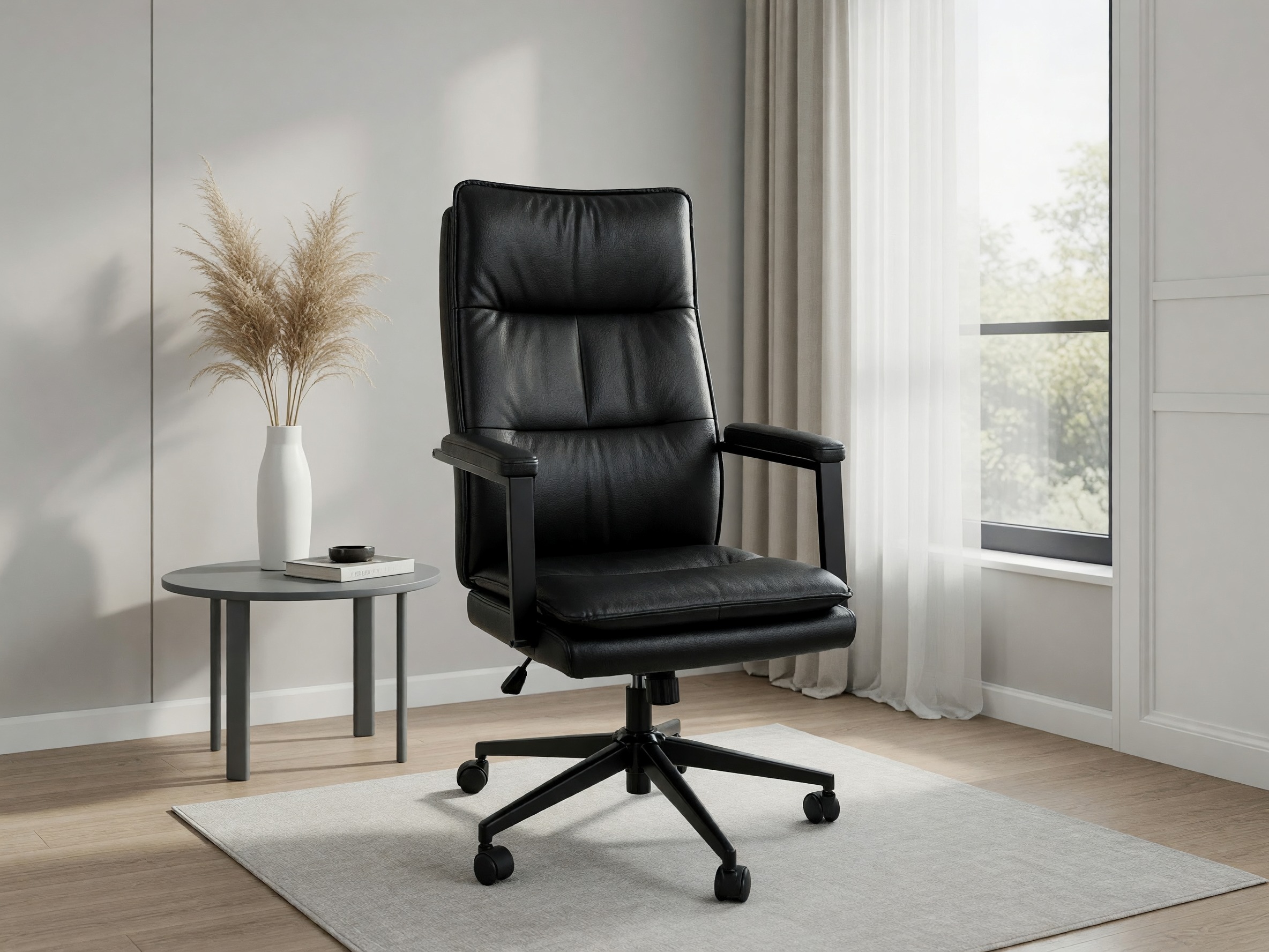 Chaise de bureau Detroit 1035 (Noir)