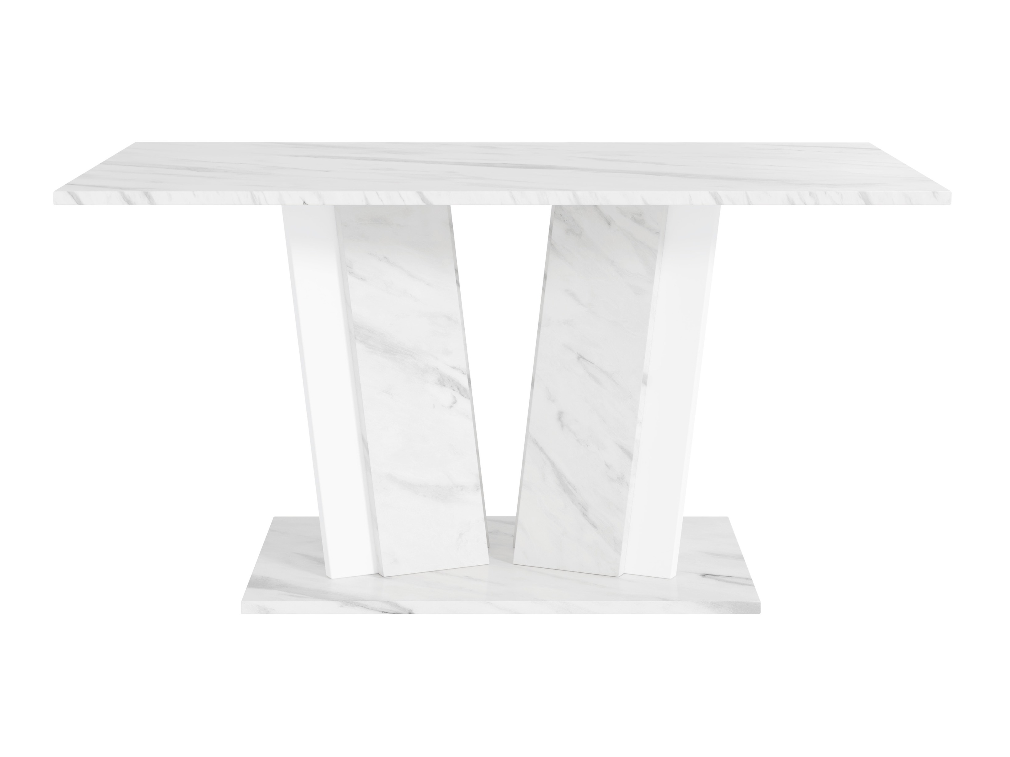 Table basse Goodyear 143 (Marbre blanc + Blanc)