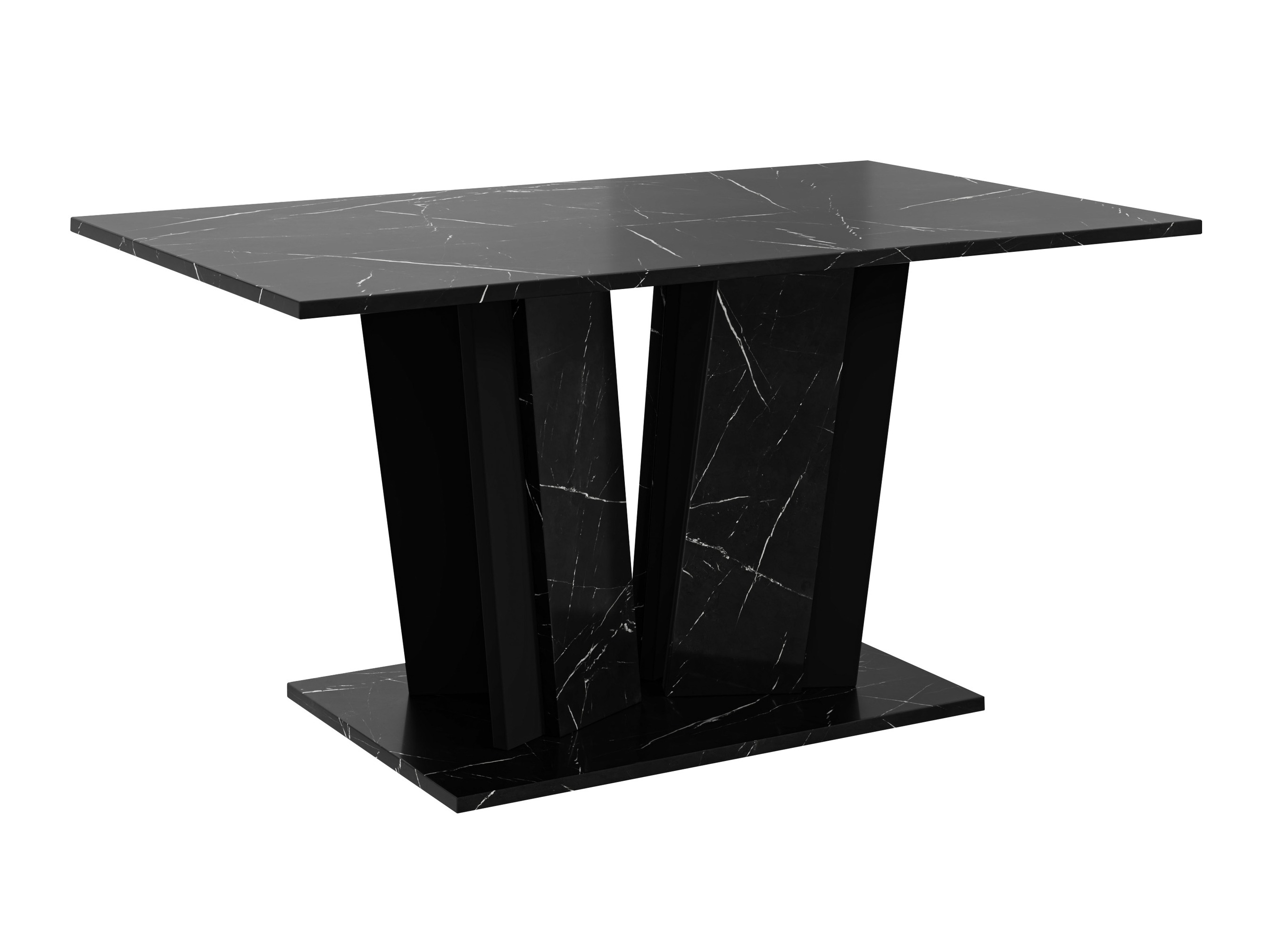Table basse Goodyear 143 (Marbre noir + Noir)