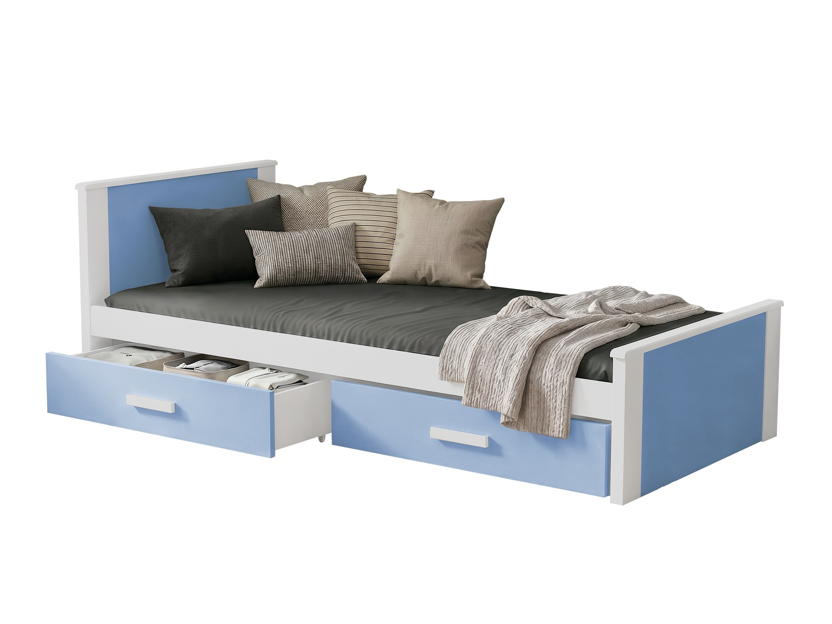 Lit Henderson 116 (Blanc + Bleu)