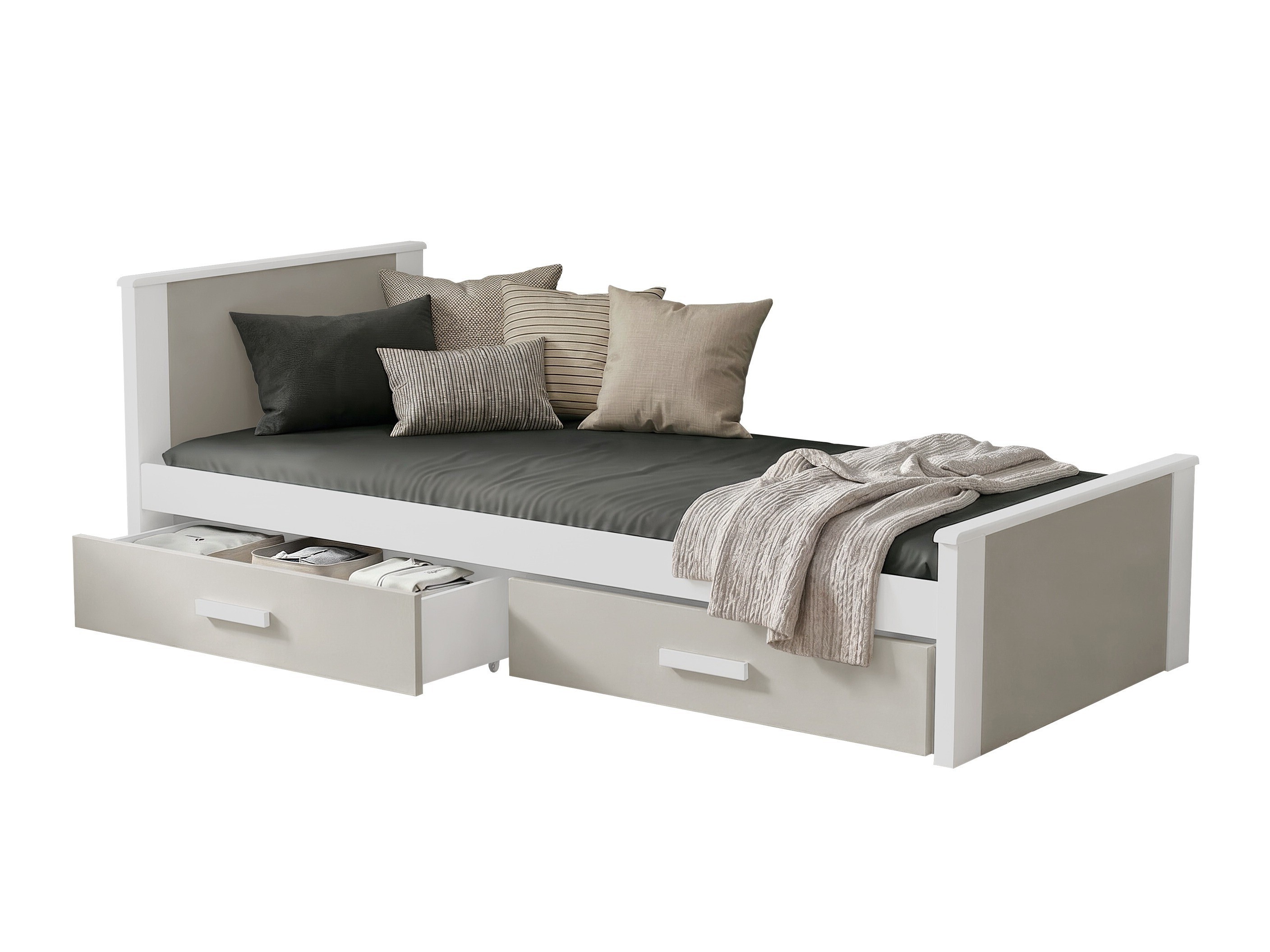 Lit Henderson 116 (Blanc + Cachemire)