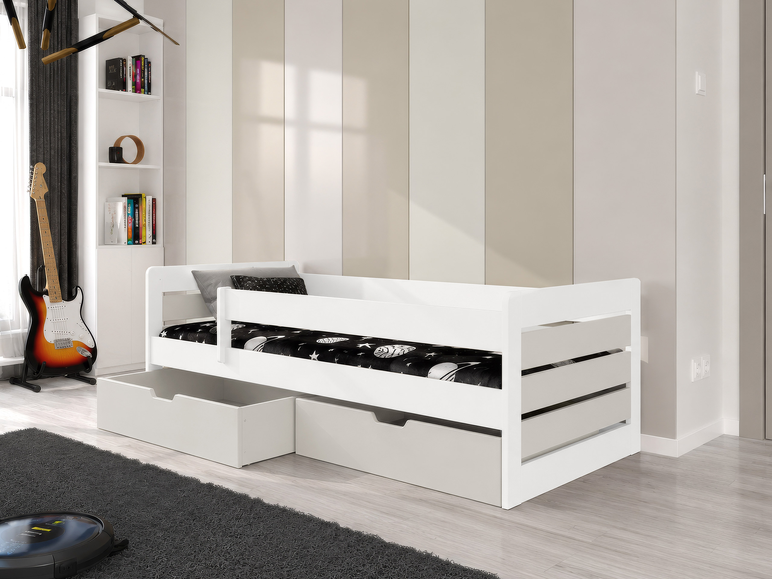 Lit Henderson 173 (Blanc + Cachemire)