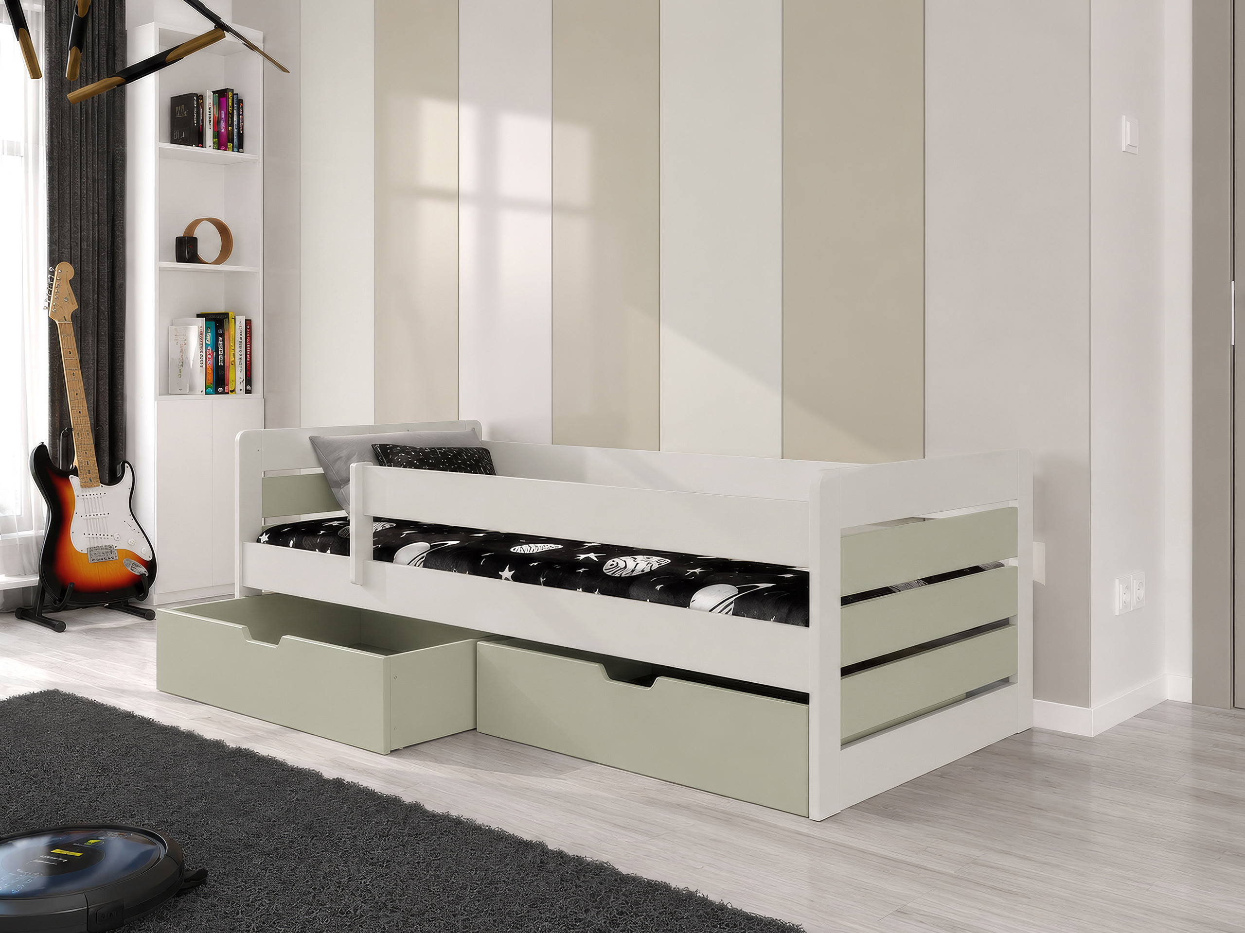 Lit Henderson 173 (Cachemire + Olivier clair)