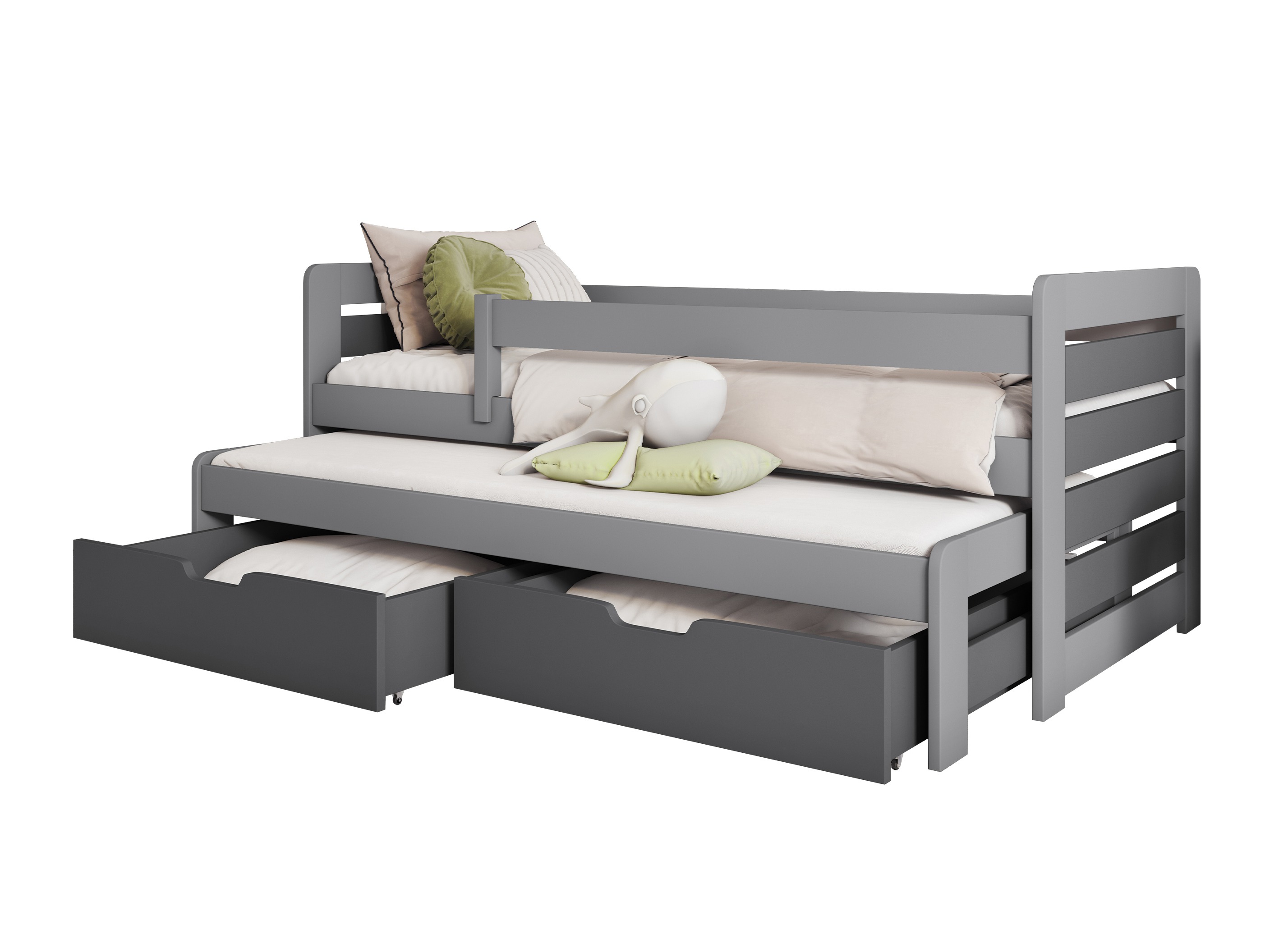 Lit Henderson 127 (Gris + Graphite)