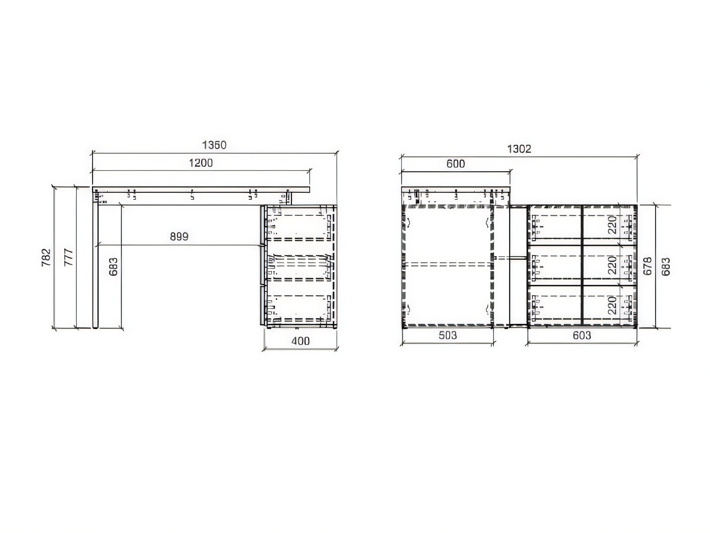 Bureau d'angle Floveni 123
