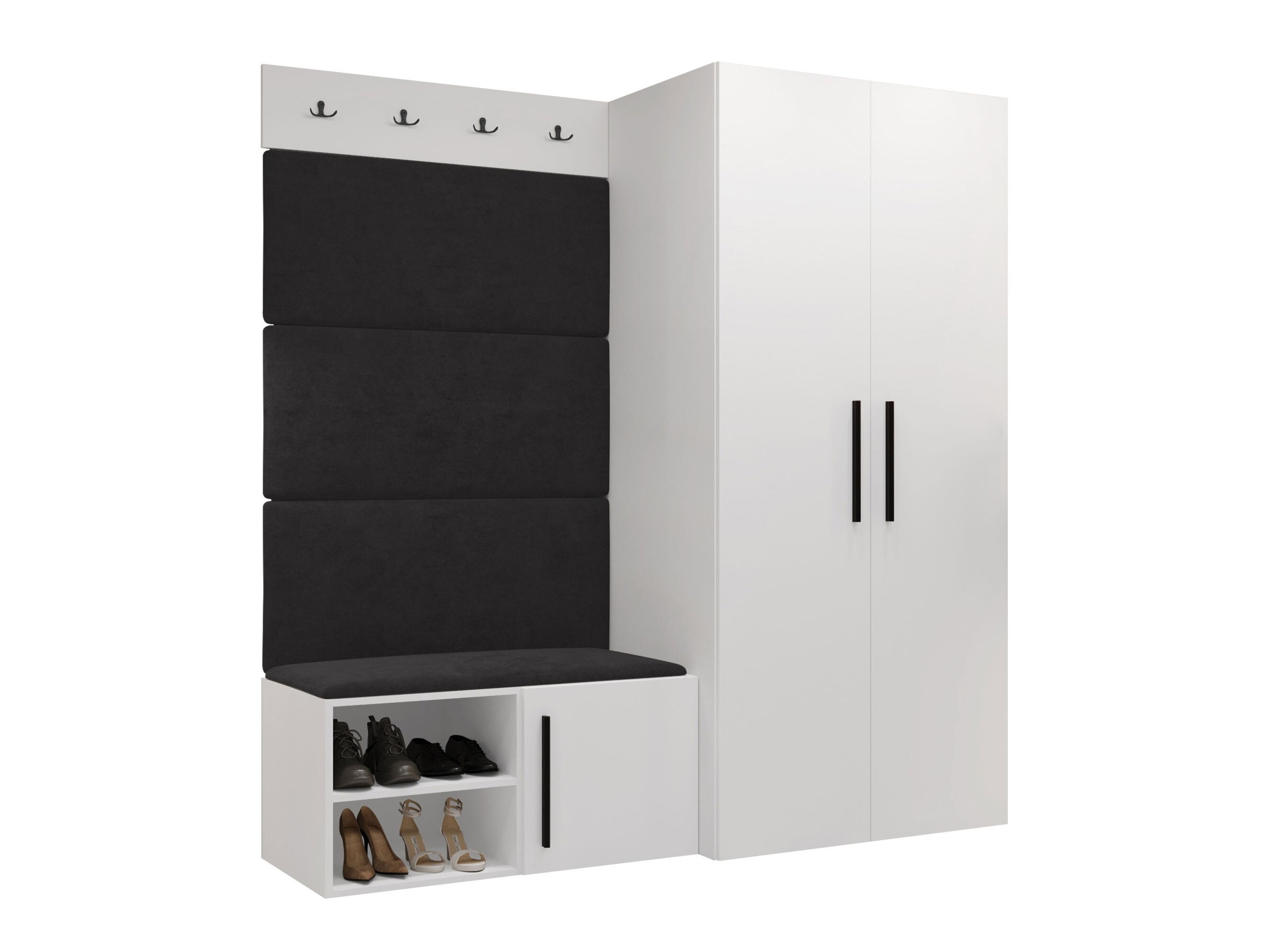 Meuble d'entrée Nitos I (Blanc)