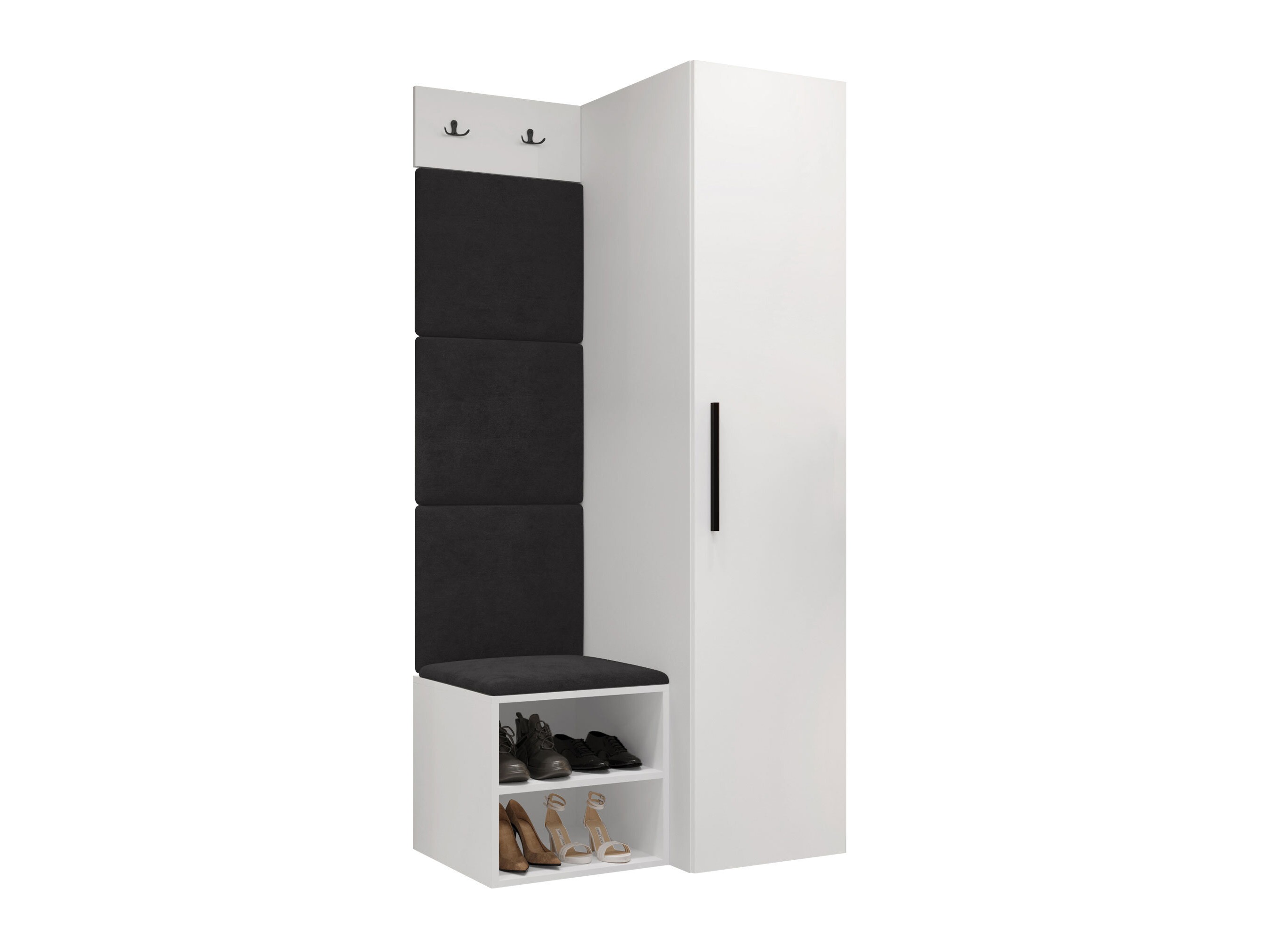 Meuble d'entrée Nitos III (Blanc)