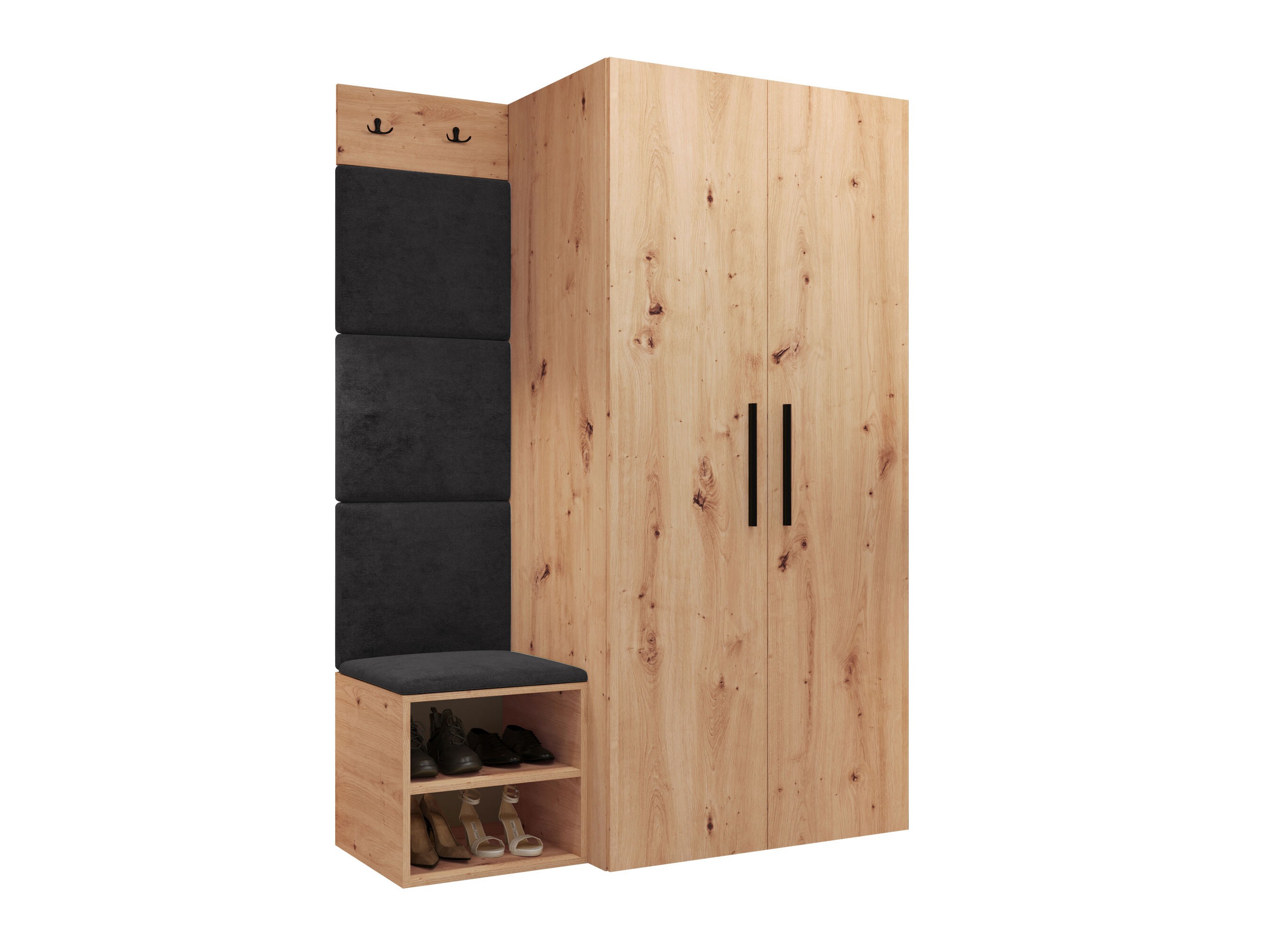 Meuble d'entrée Nitos IV (Chêne Artisan)