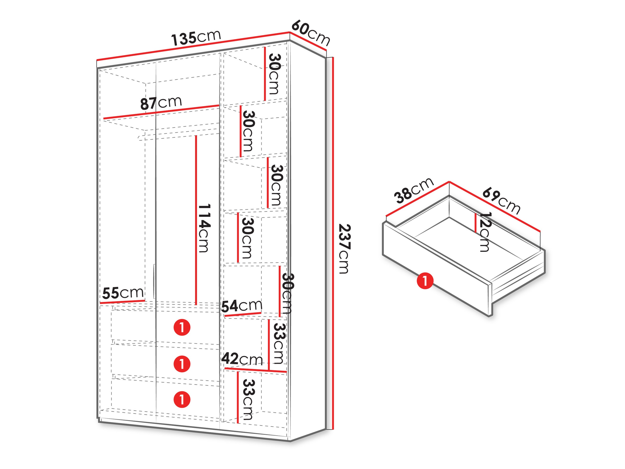 Armoire Toledo 134