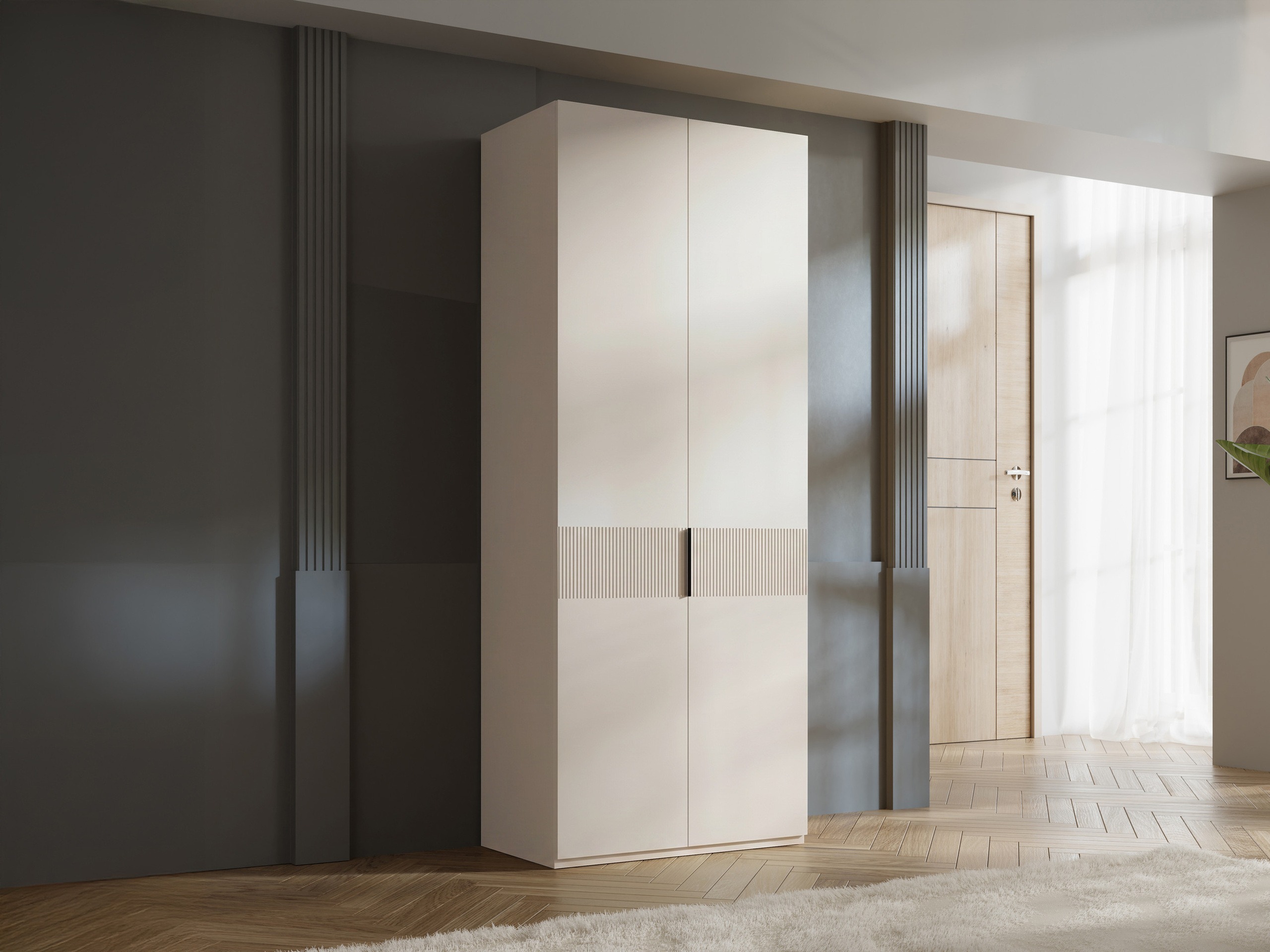 Armoire Toledo 145 (Beige)