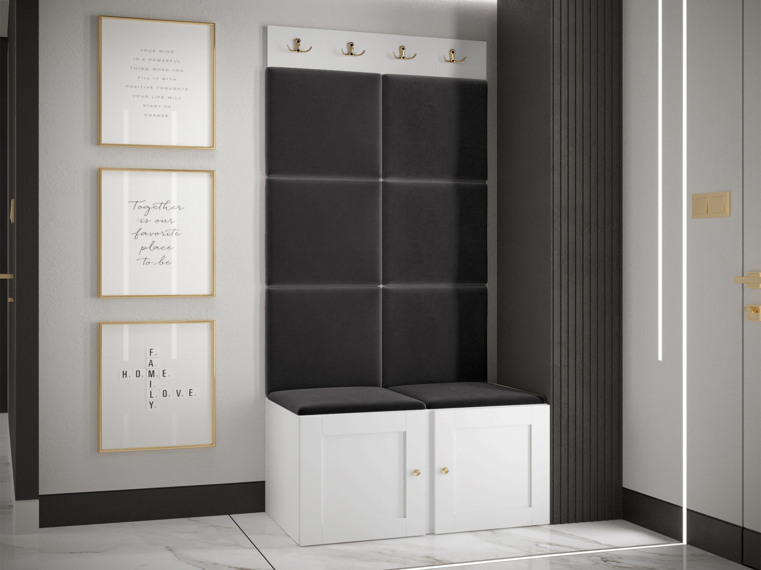 Meuble d'entrée Hartford 375 (Polo 897)