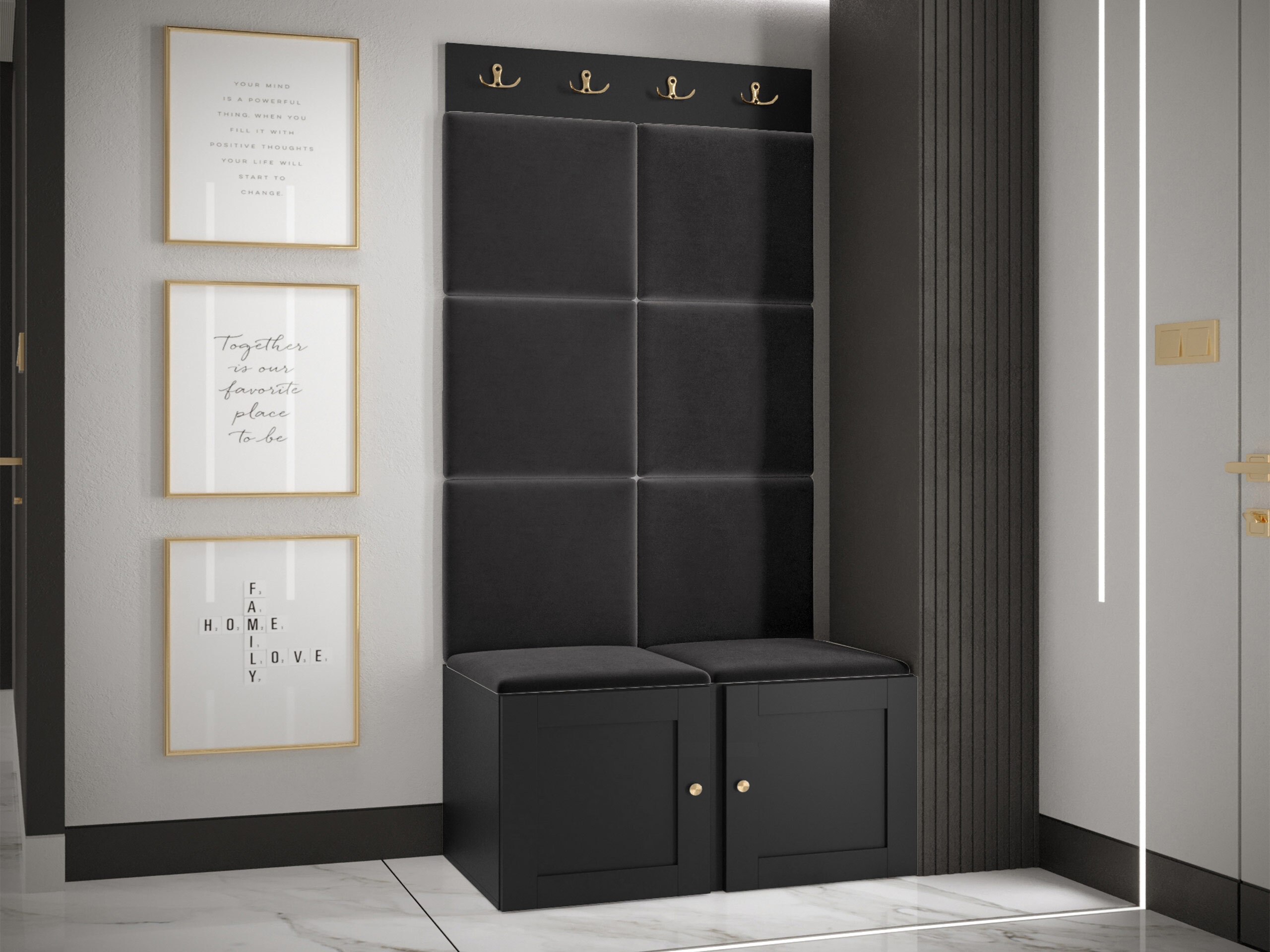 Meuble d'entrée Hartford 375 (Polo 897)