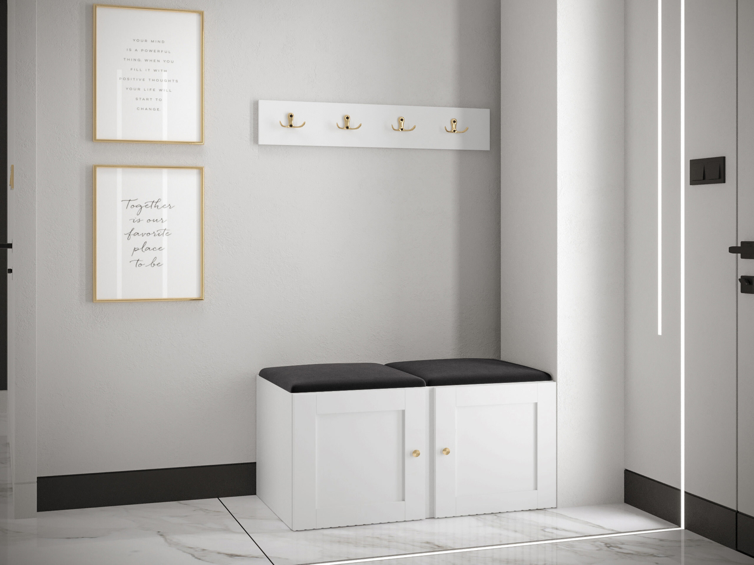 Meuble d'entrée Hartford 376 (Polo 897)