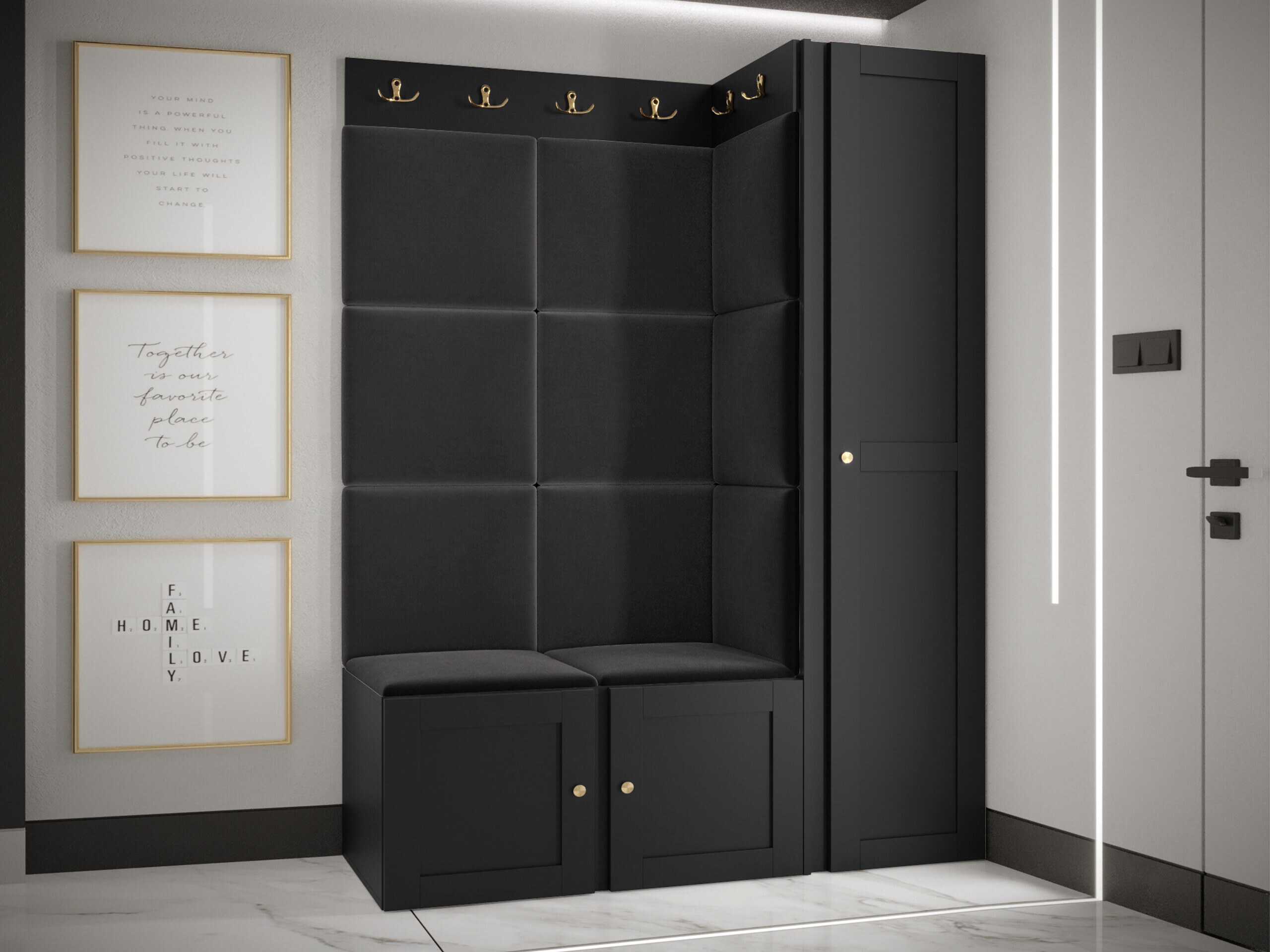 Meuble d'entrée Hartford 377 (Polo 897)