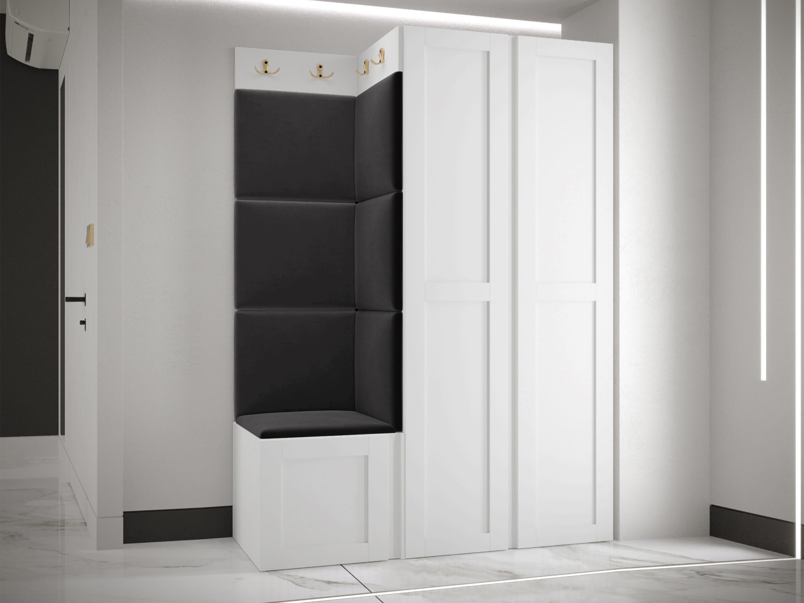Meuble d'entrée Hartford 379 (Blanc)