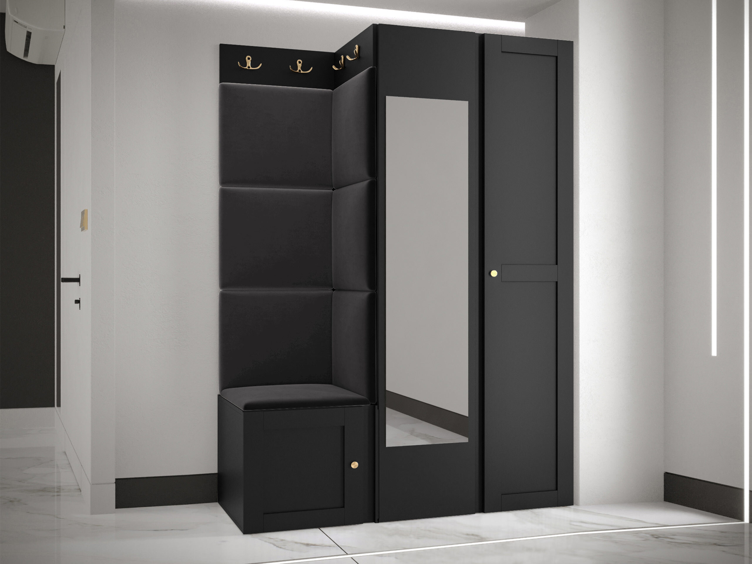 Meuble d'entrée Hartford 380 (Polo 897)
