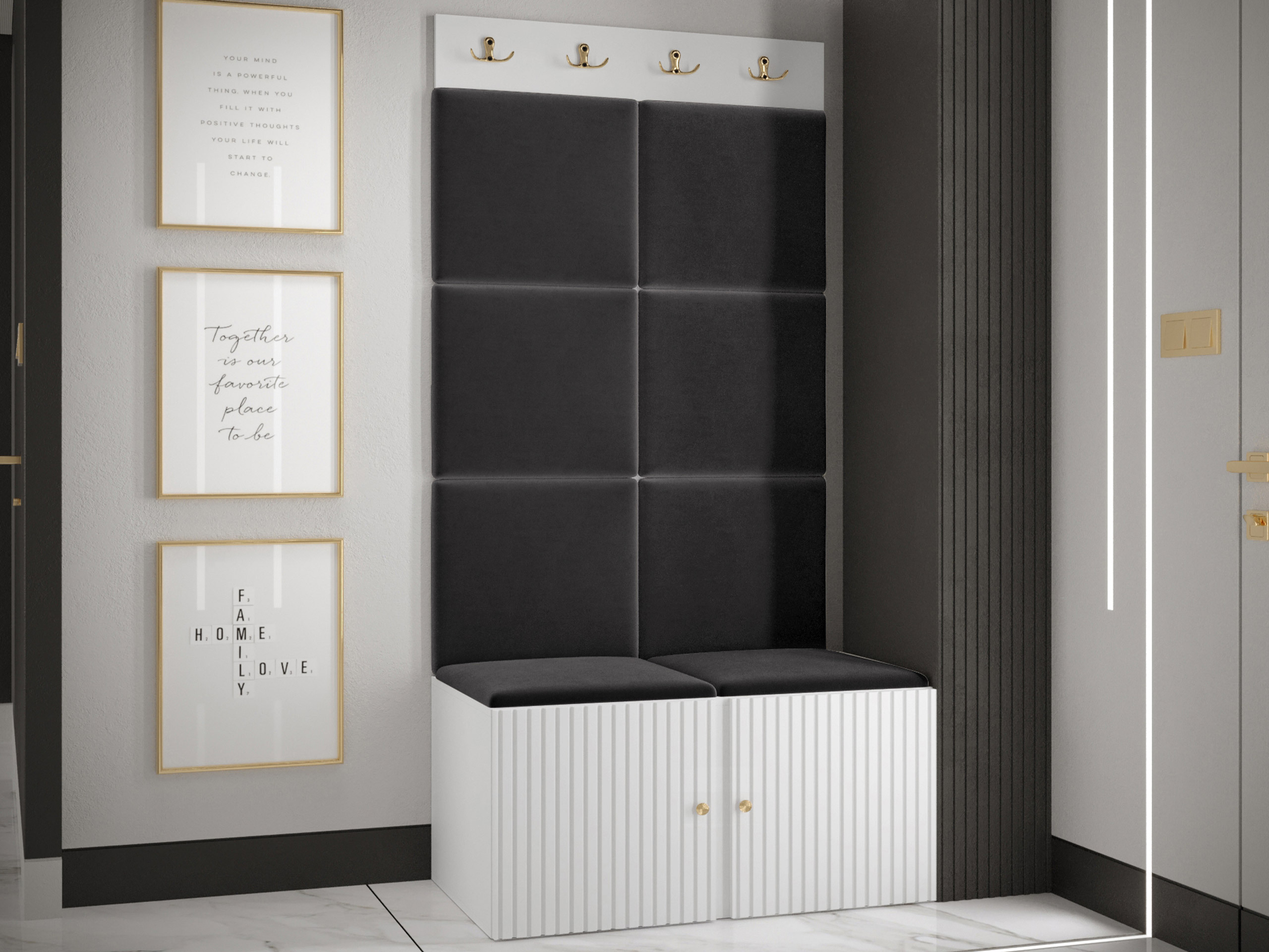 Meuble d'entrée Hartford 383 (Polo 897)