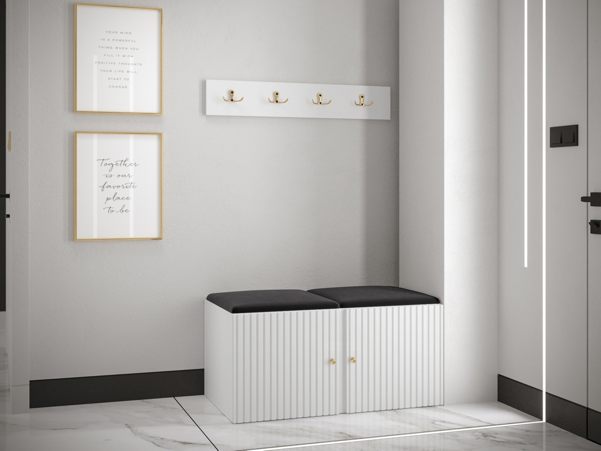 Meuble d'entrée Hartford 384 (Polo 897)
