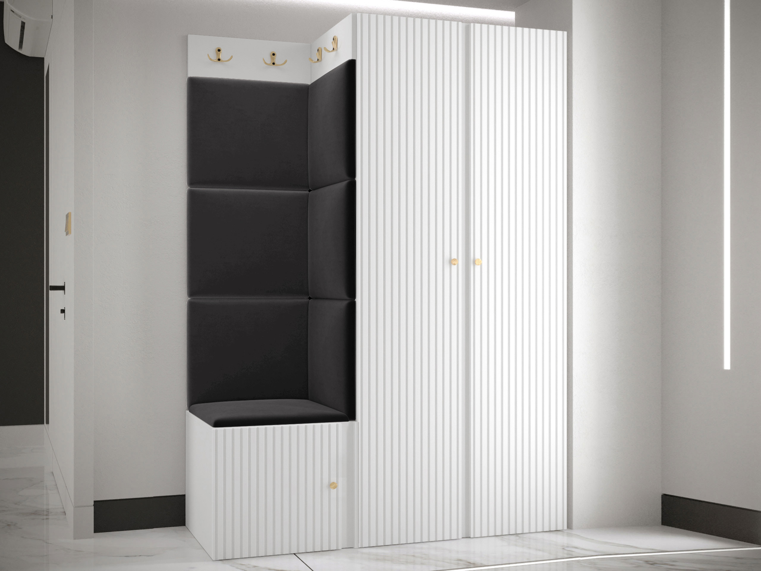 Meuble d'entrée Hartford 387 (Polo 897)