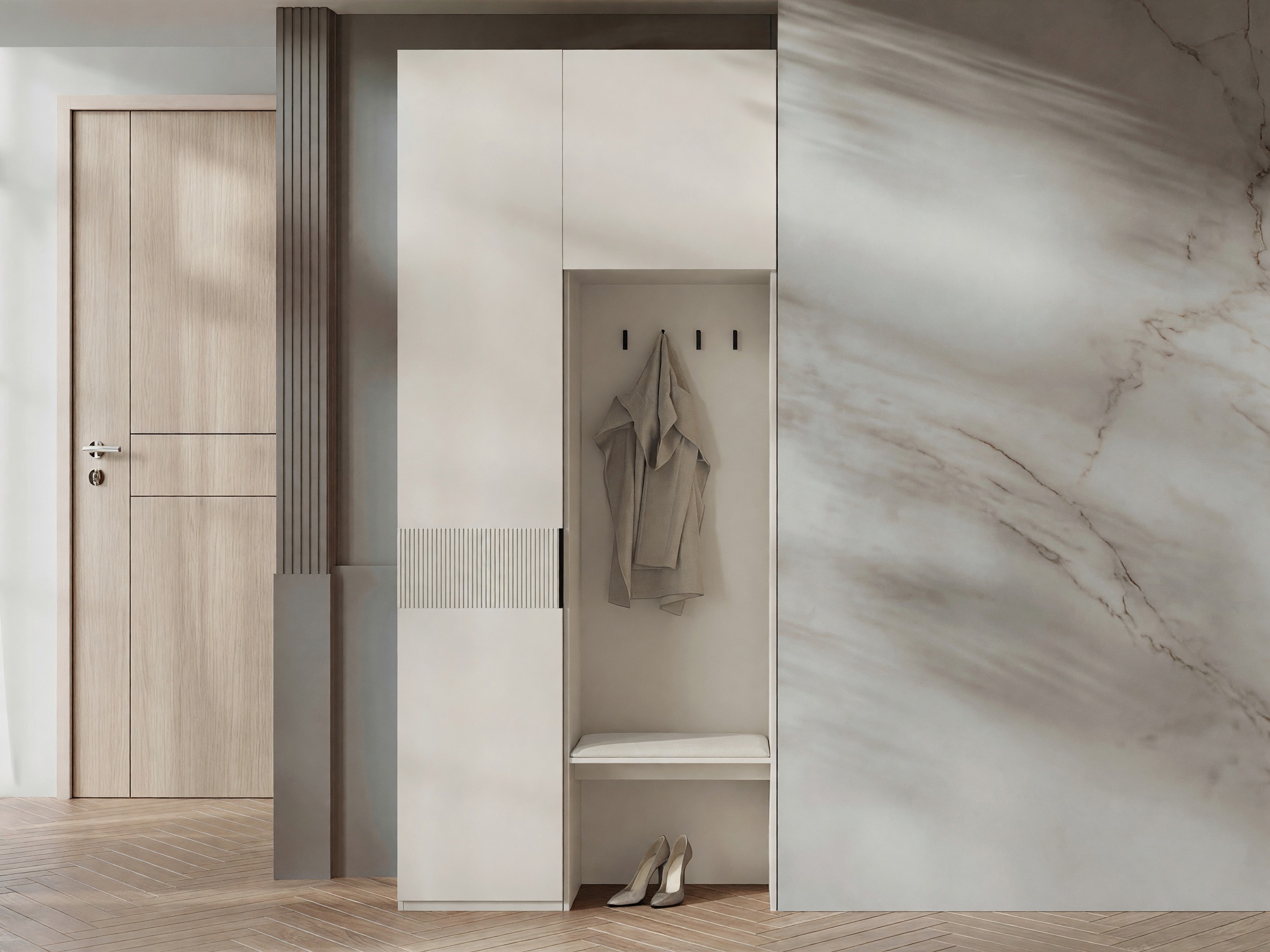 Meuble d'entrée Toledo 148 (Beige)