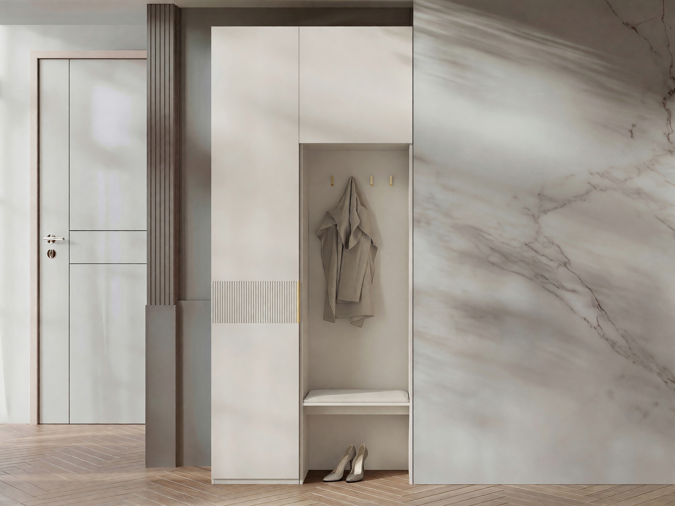 Meuble d'entrée Toledo 148 (Beige)