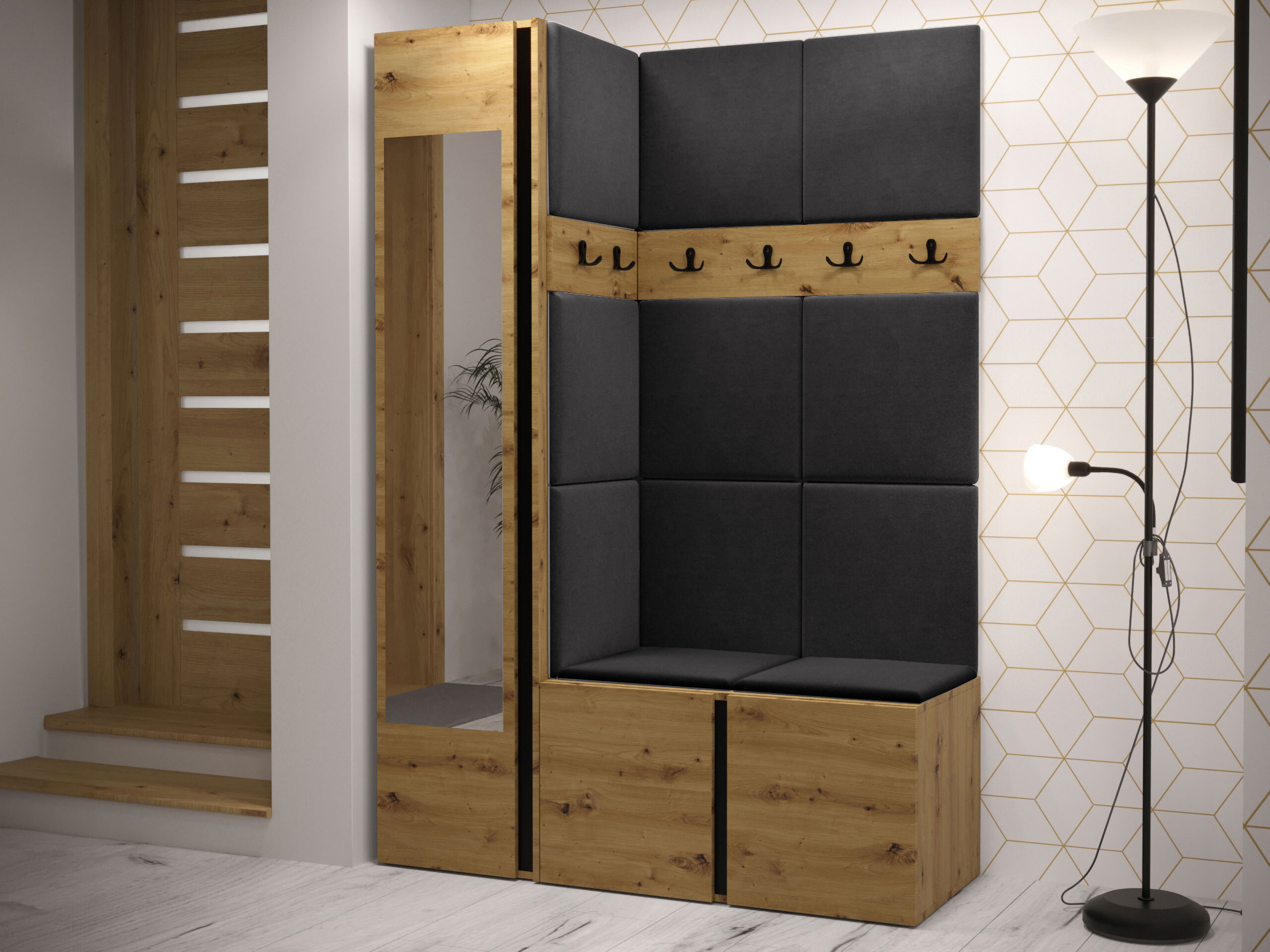 Meuble d'entrée Hartford 277 (Polo 897)