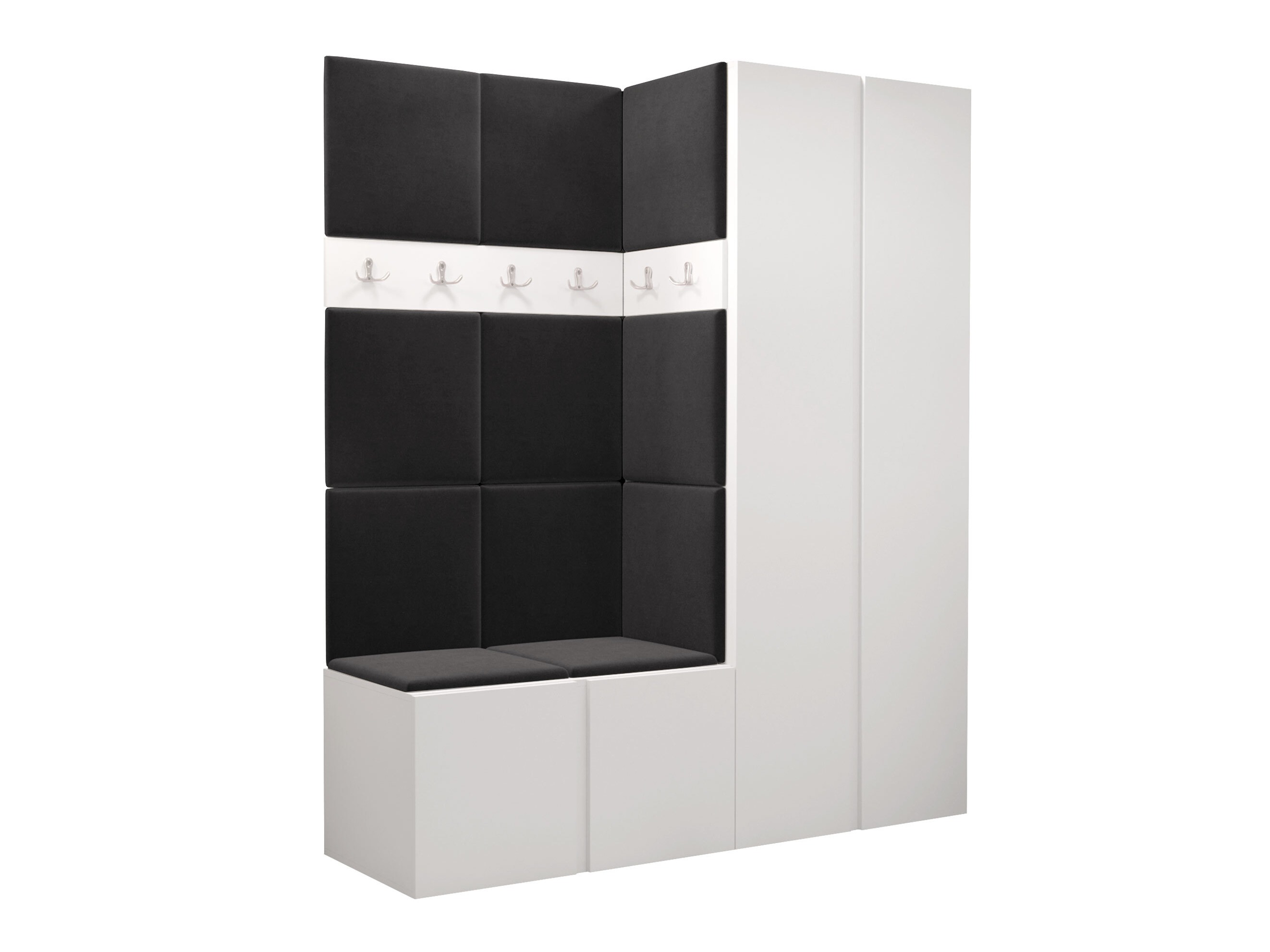 Meuble d'entrée Pinis III (Blanc)