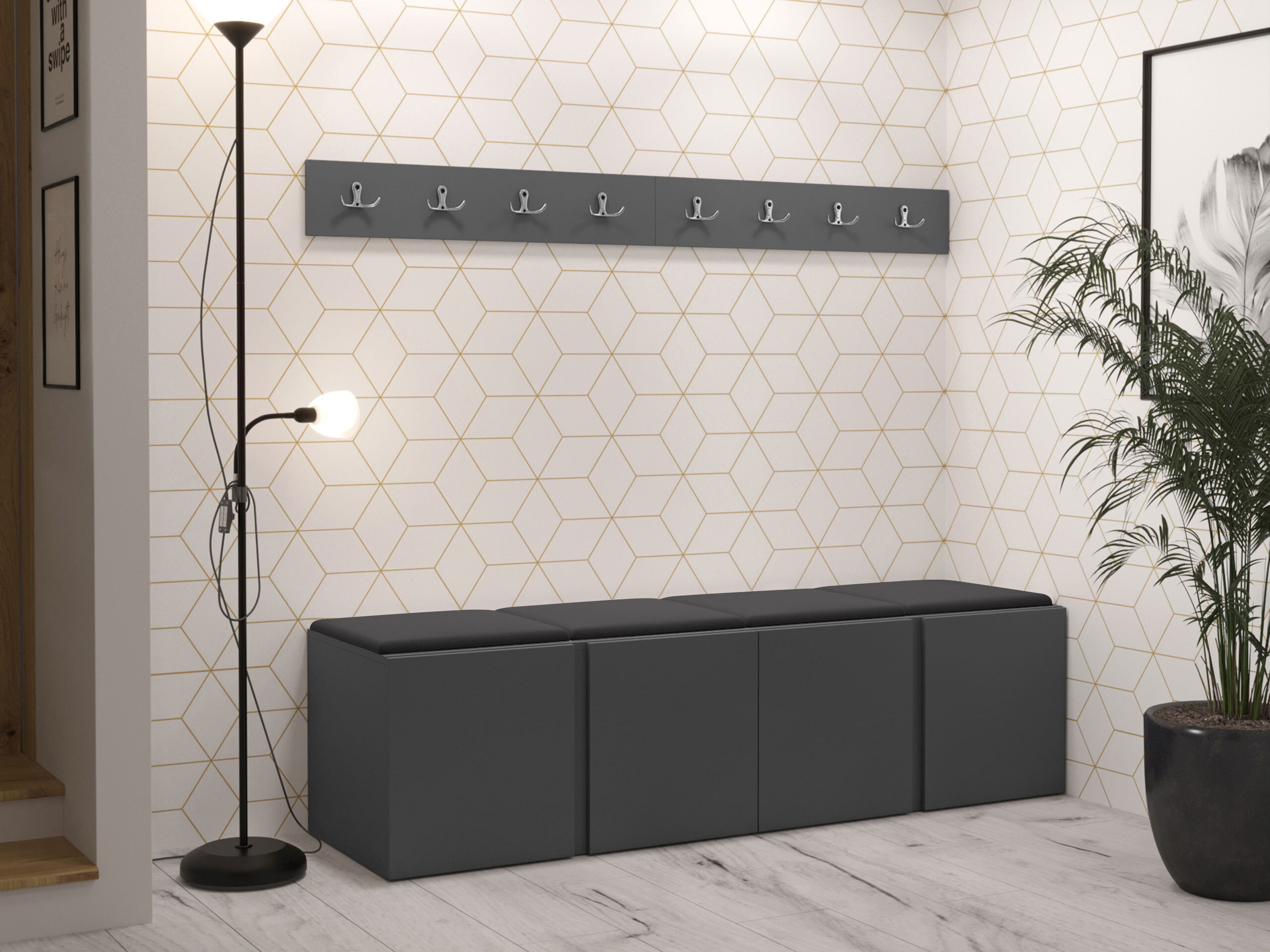 Meuble d'entrée Pinis VII (Polo 897)