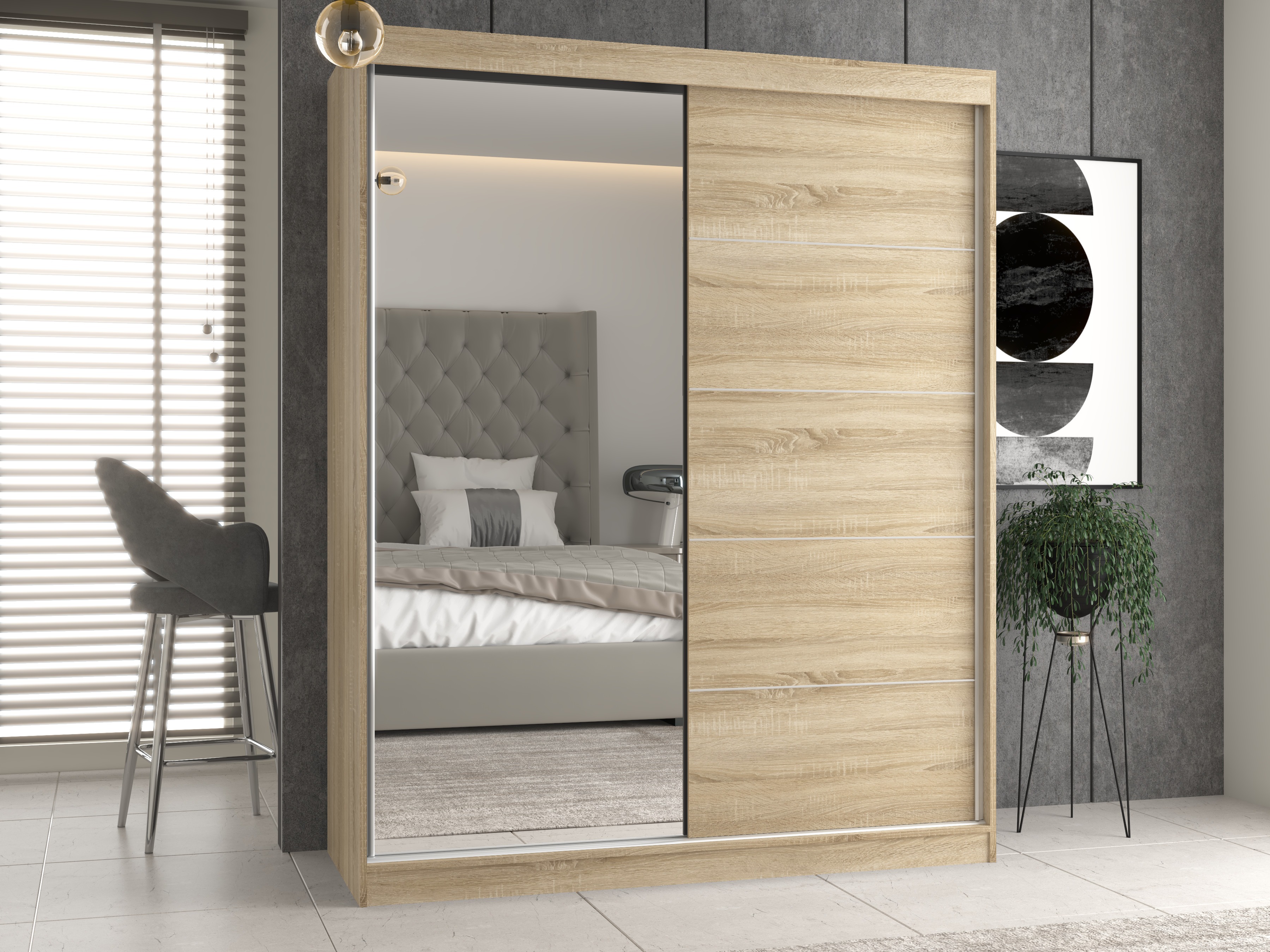 Armoire Mandeville 389 (Sonoma chêne)