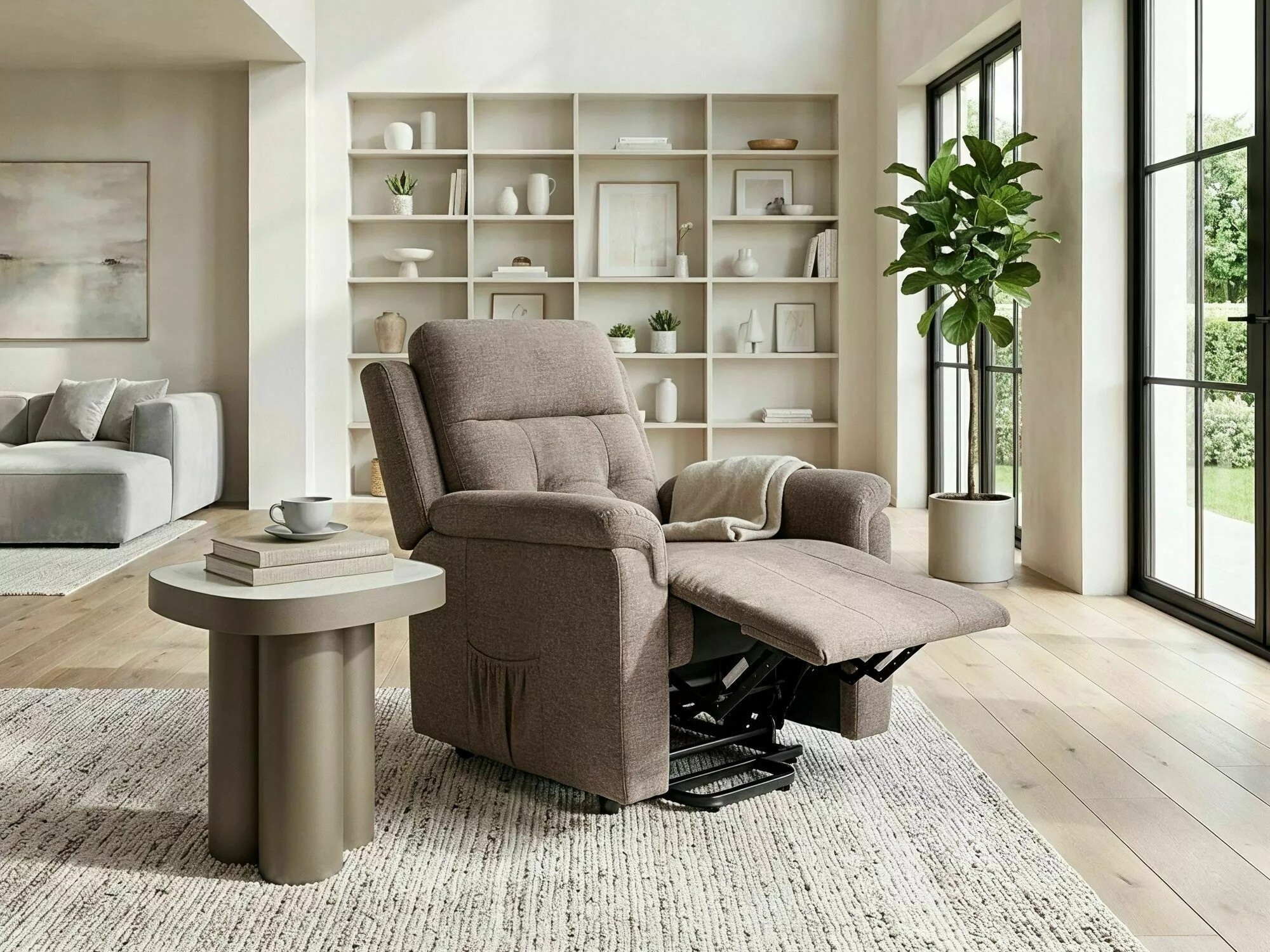 Fauteuil inclinable Detroit 1042 (Beige)