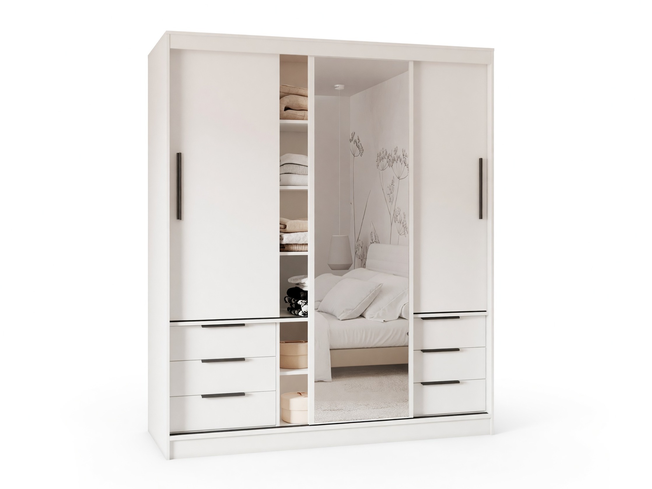 Armoire Fresno 184 (Blanc)